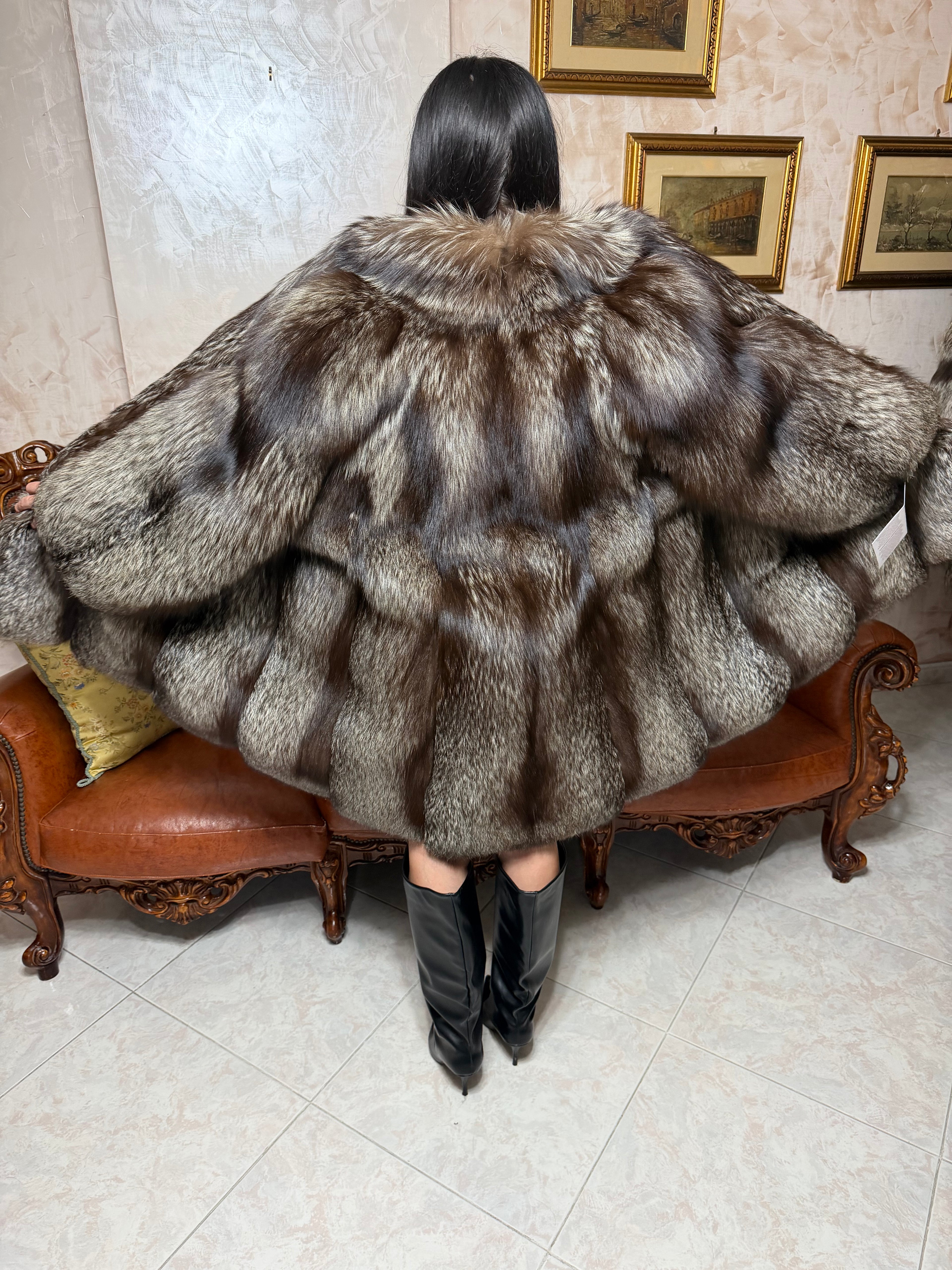 Fox fur jacket