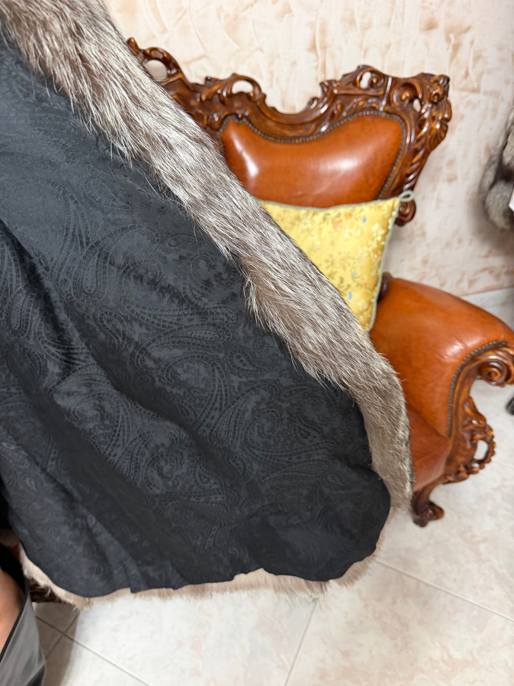 Fox fur jacket