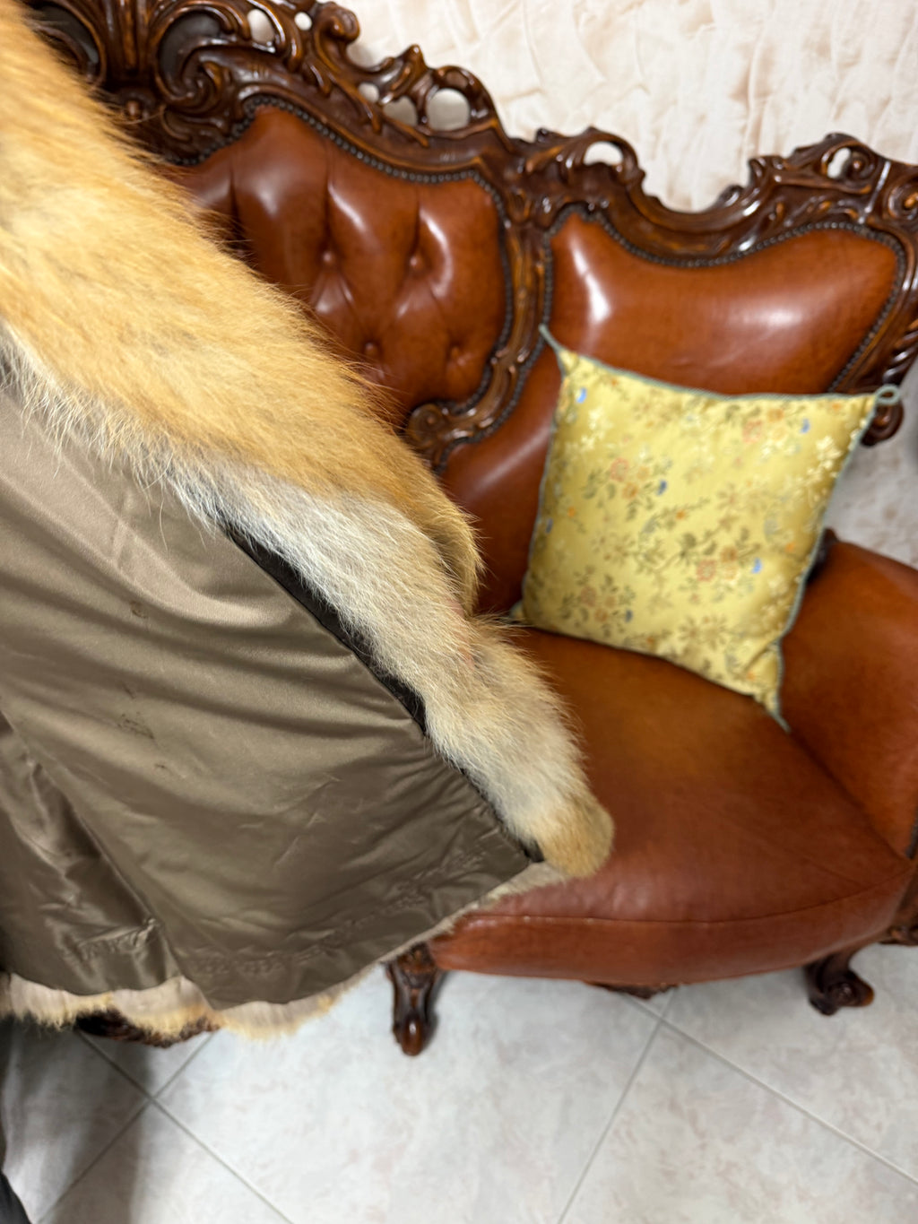 Fox fur jacket