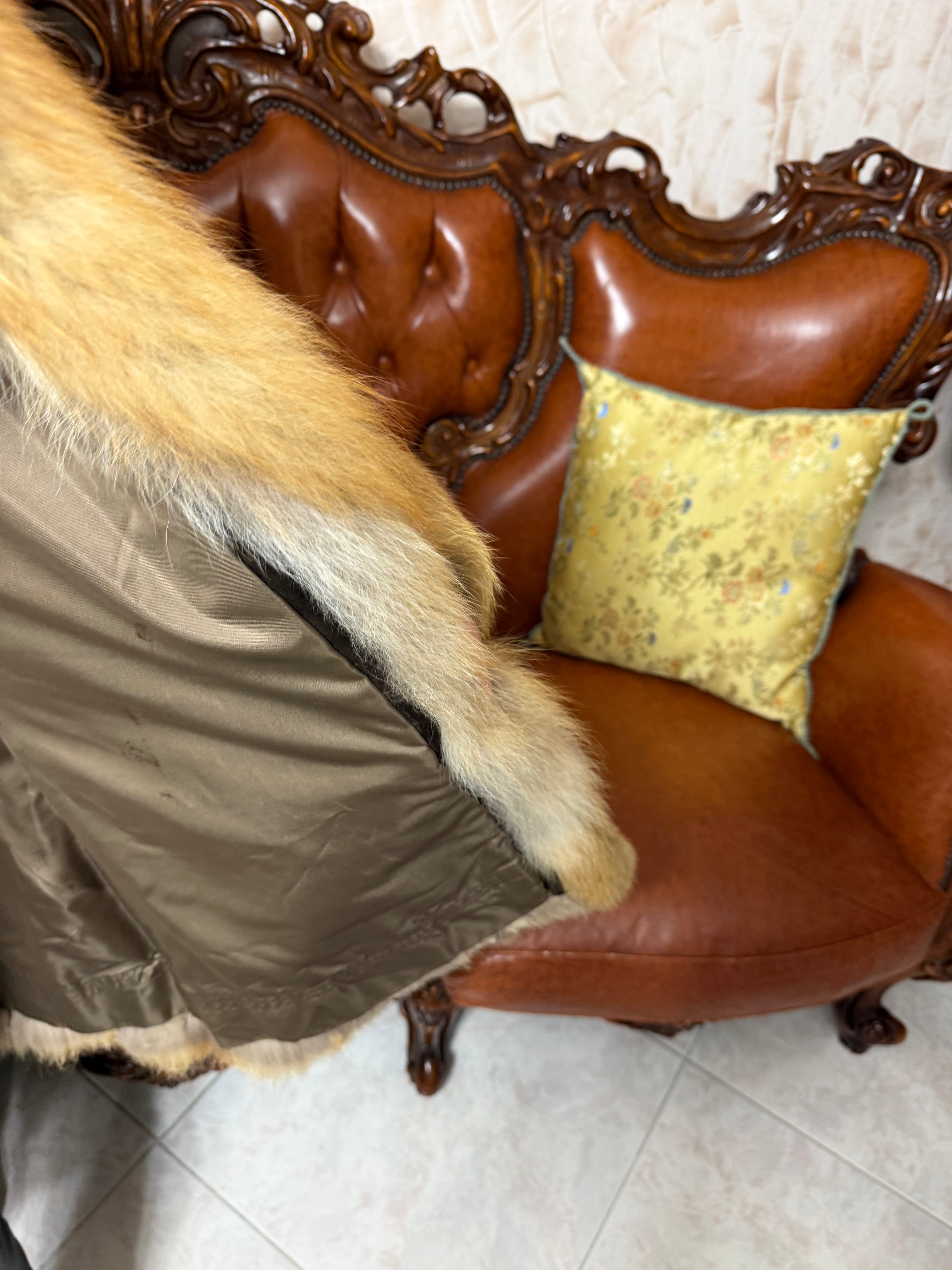 Fox fur jacket