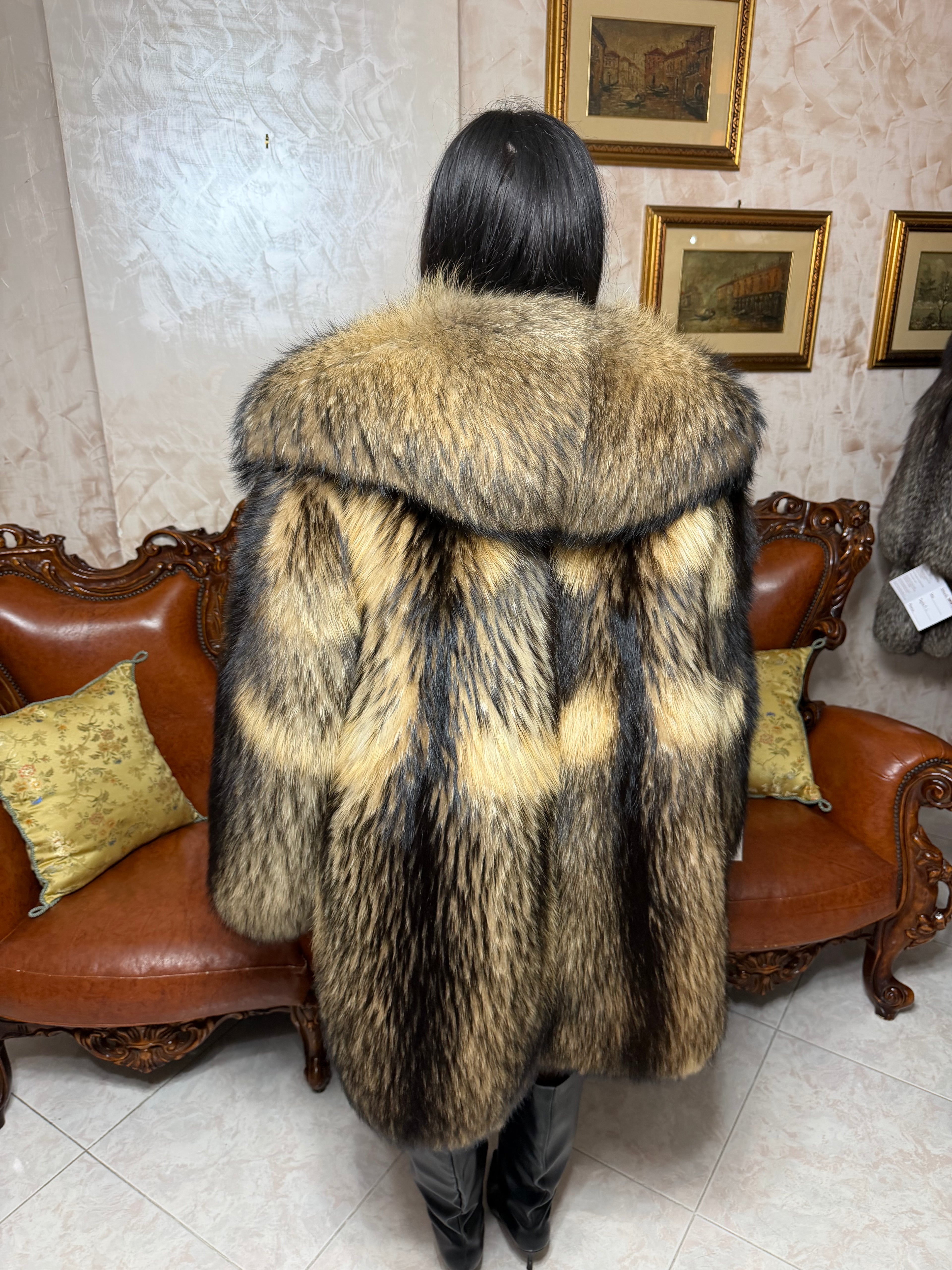 New fox fur jacket