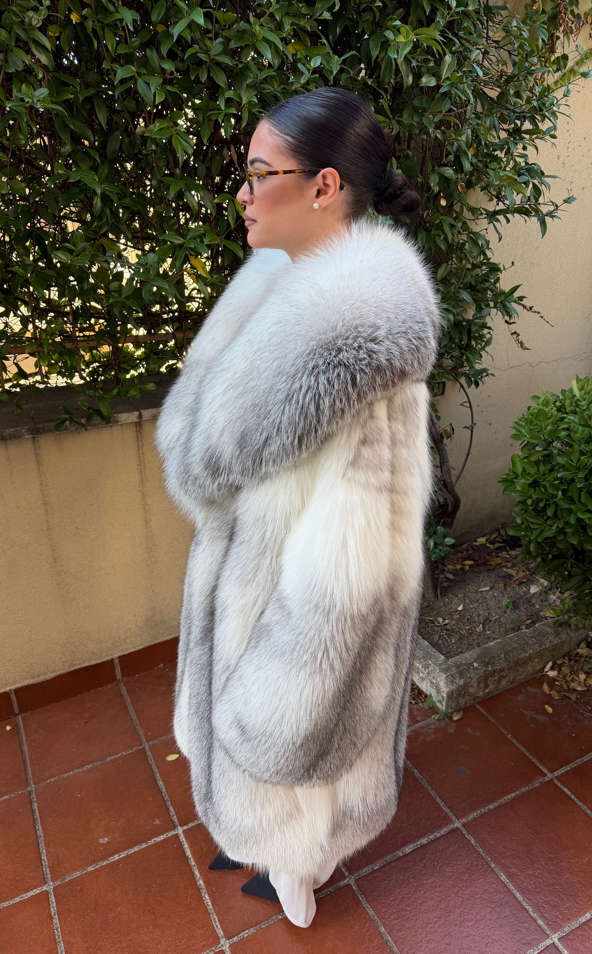 Neue Fuchspelzjacke
