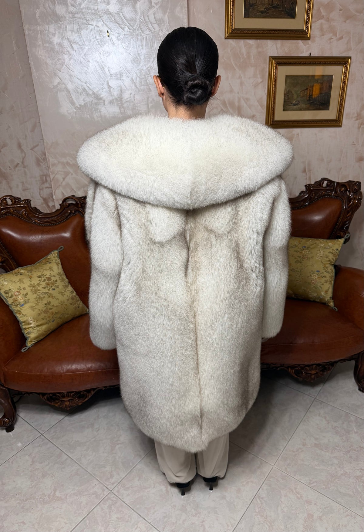 Cappotto pelliccia di volpe