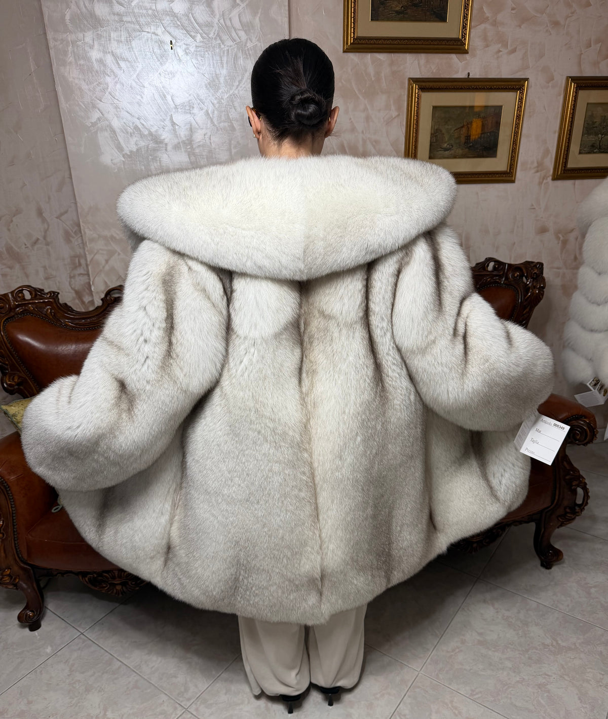 Cappotto pelliccia di volpe
