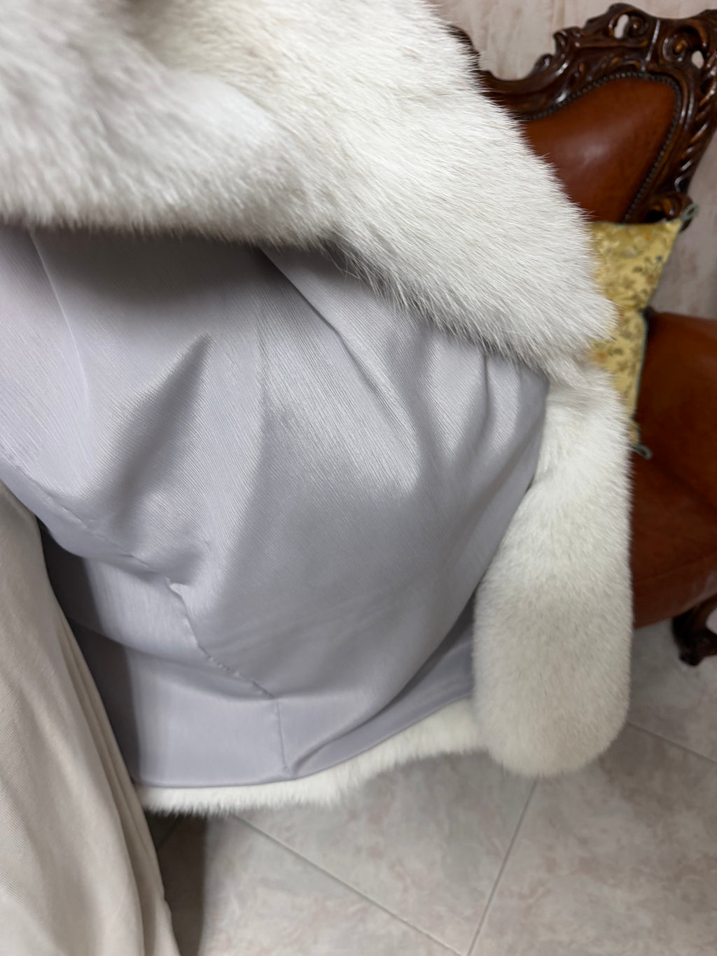Cappotto pelliccia di volpe