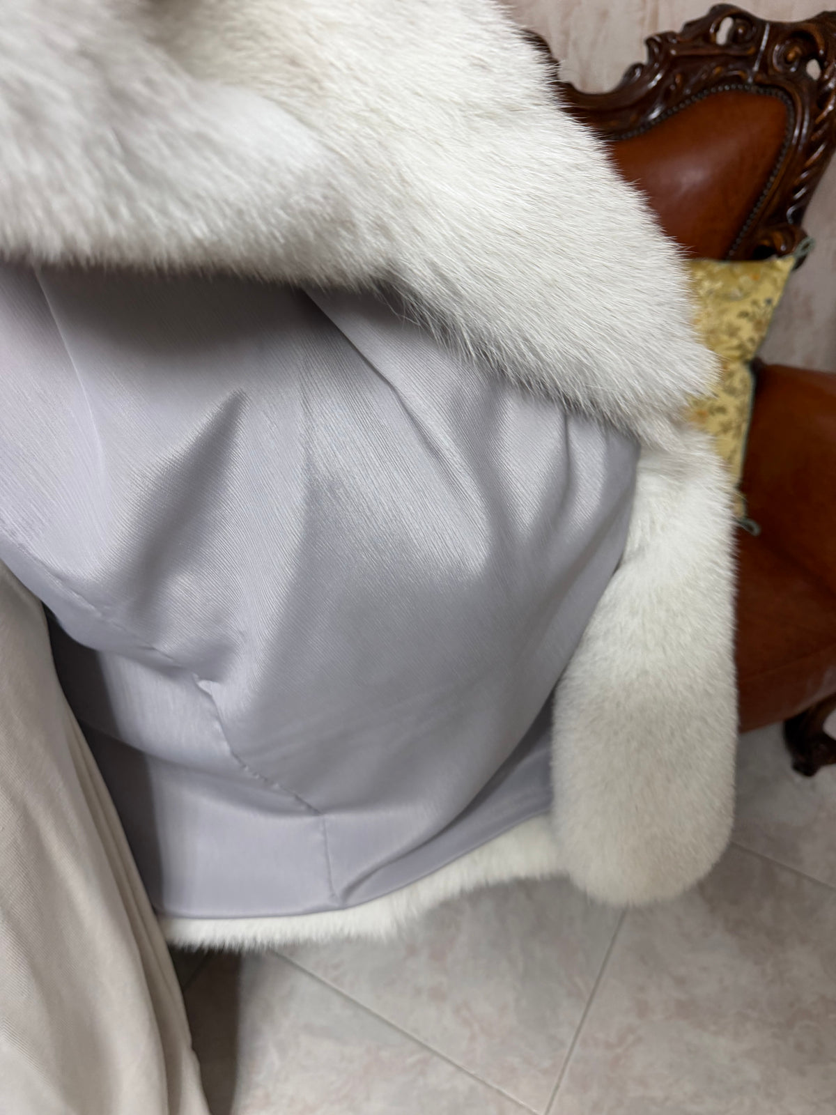 Cappotto pelliccia di volpe