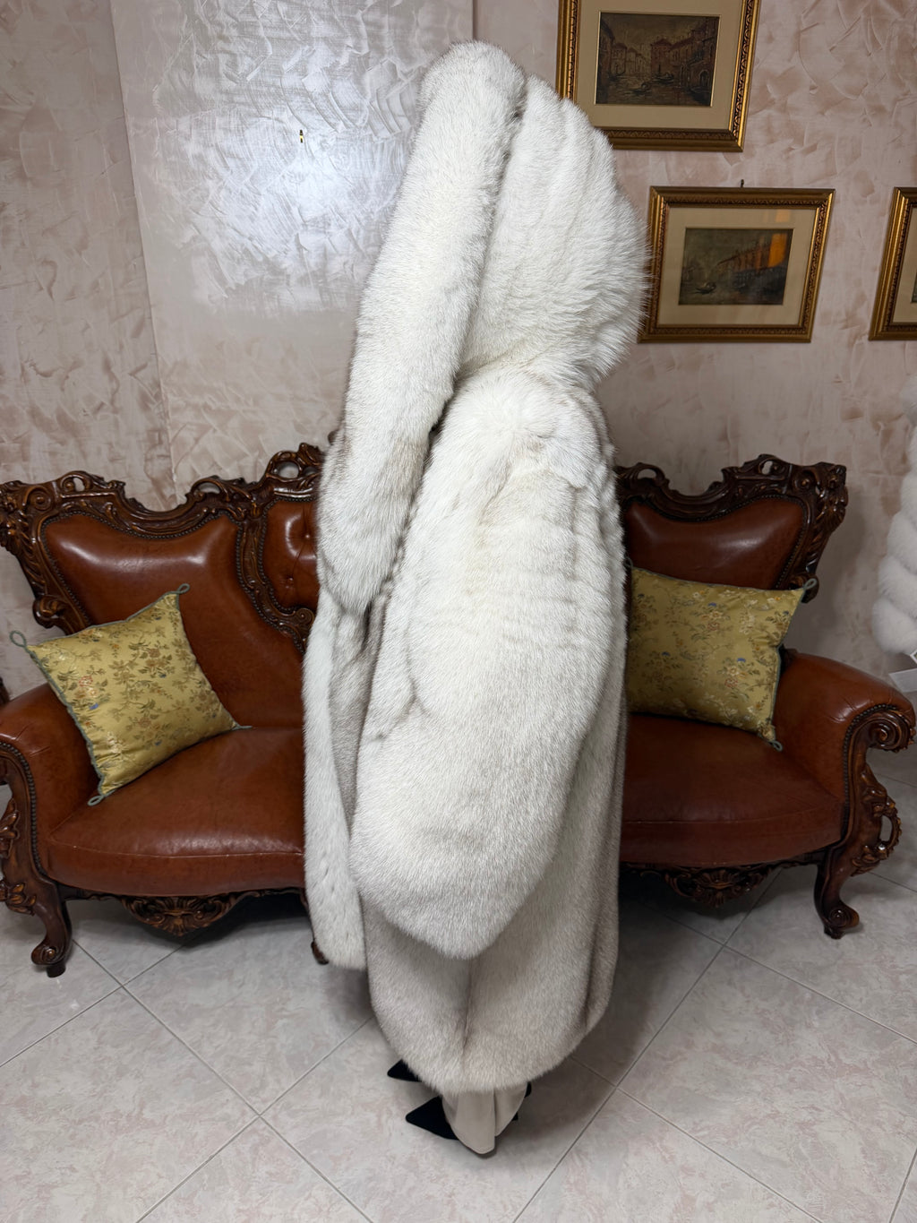 Giacca pelliccia di volpe ART 0339