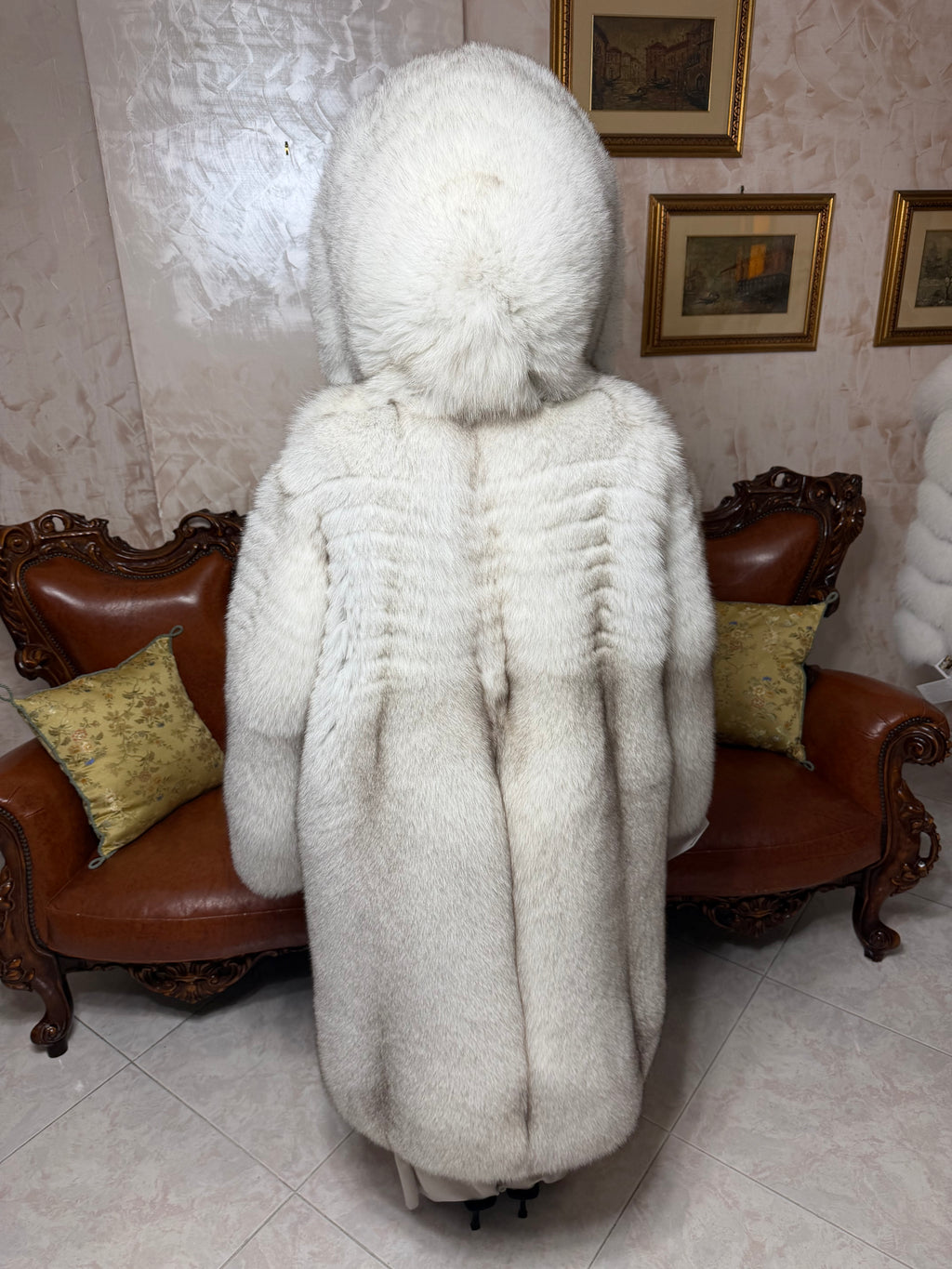 Giacca pelliccia di volpe ART 0339