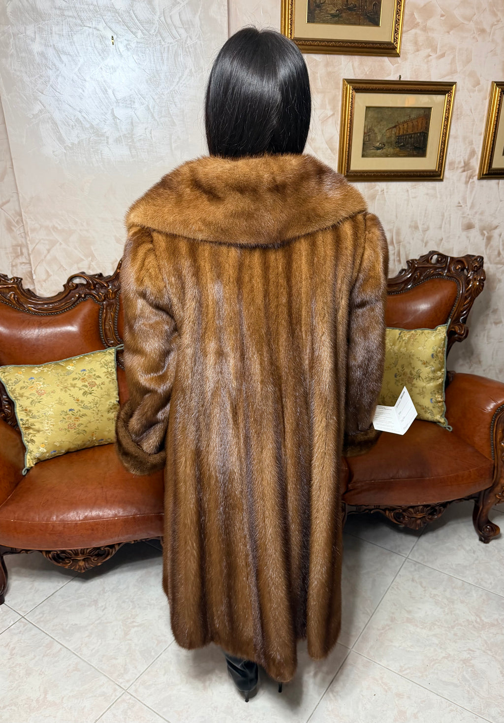 Cappotto pelliccia di visone