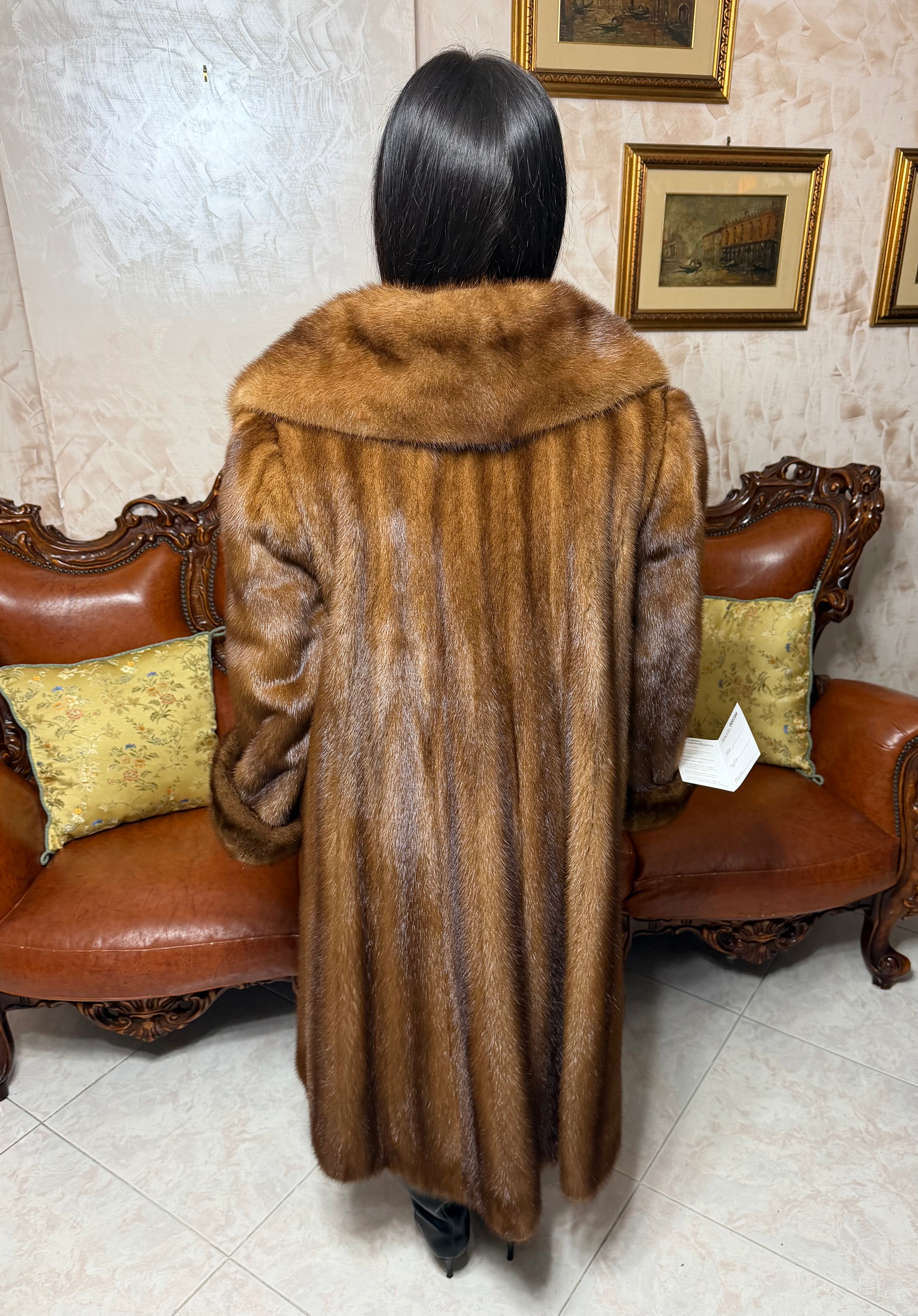 Cappotto pelliccia di visone