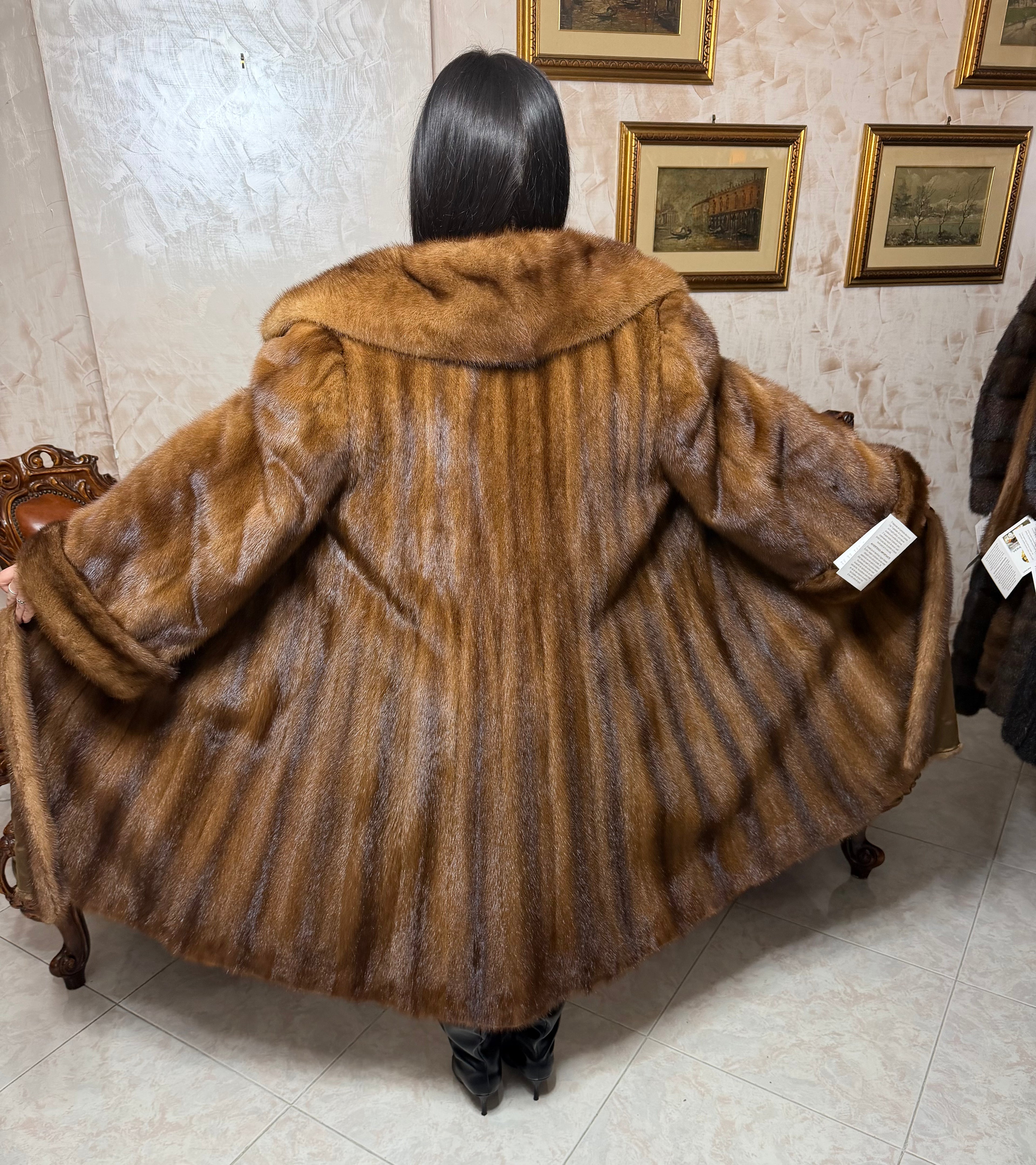 Cappotto pelliccia di visone