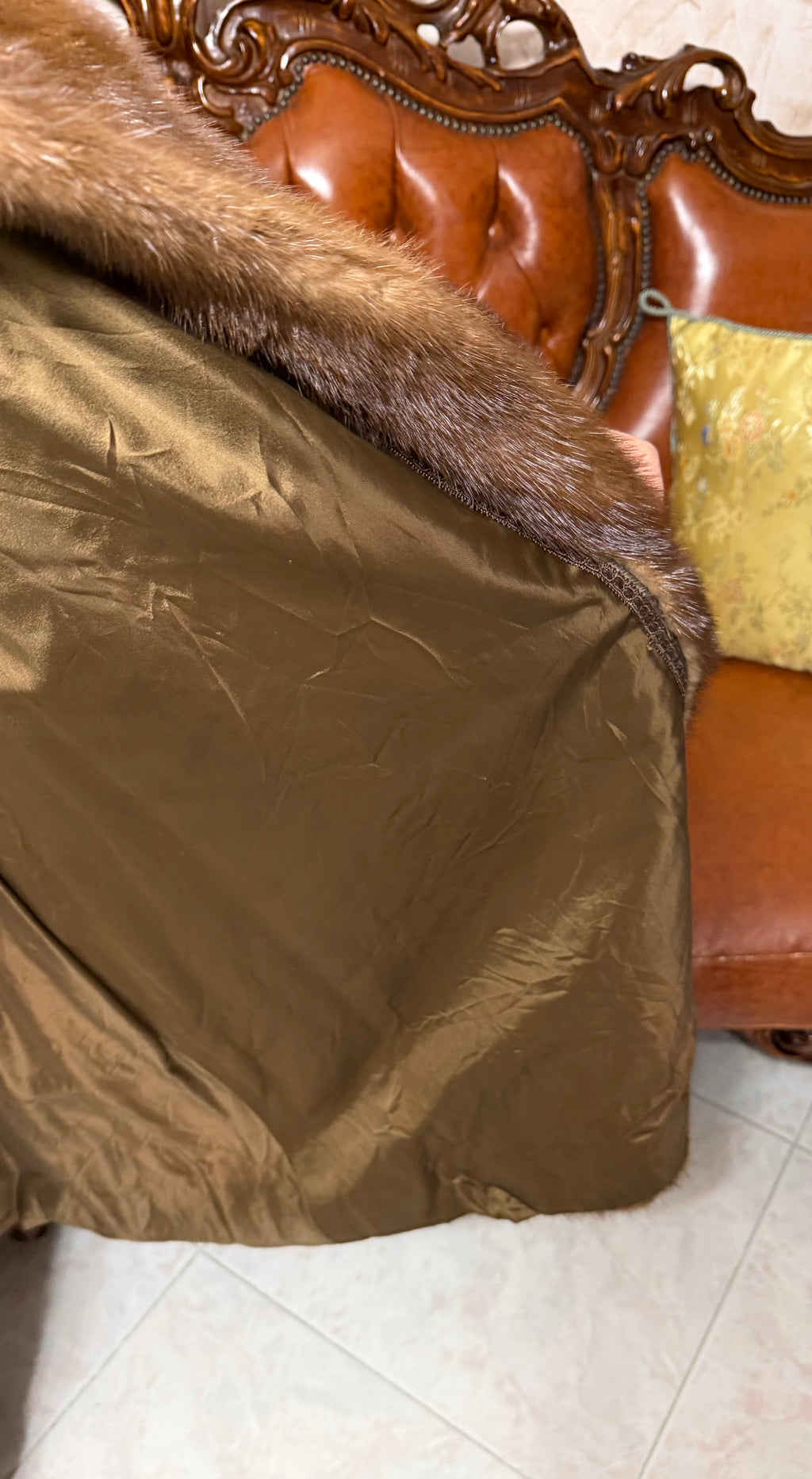 Cappotto pelliccia di visone