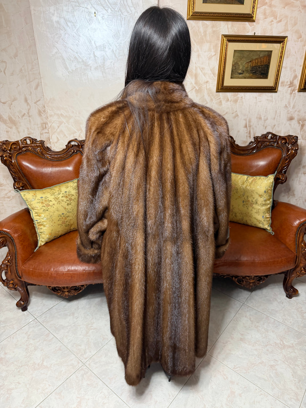 Cappotto pelliccia di visone