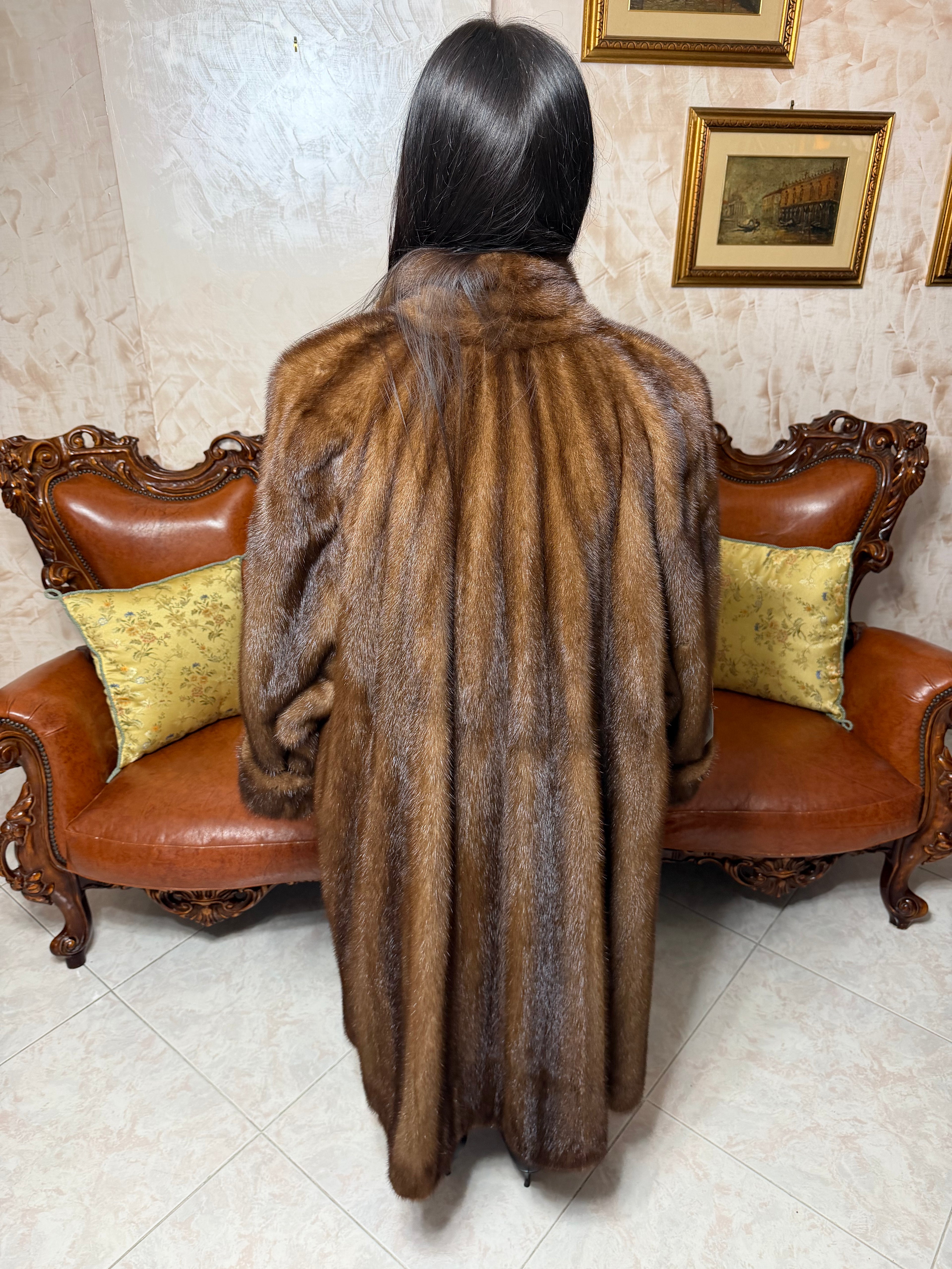 Cappotto pelliccia di visone