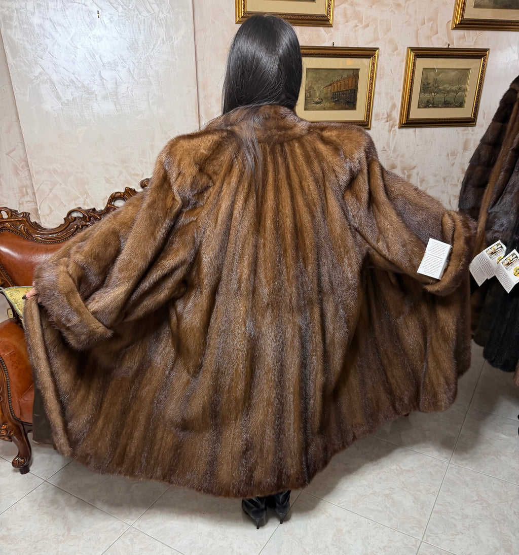 Cappotto pelliccia di visone