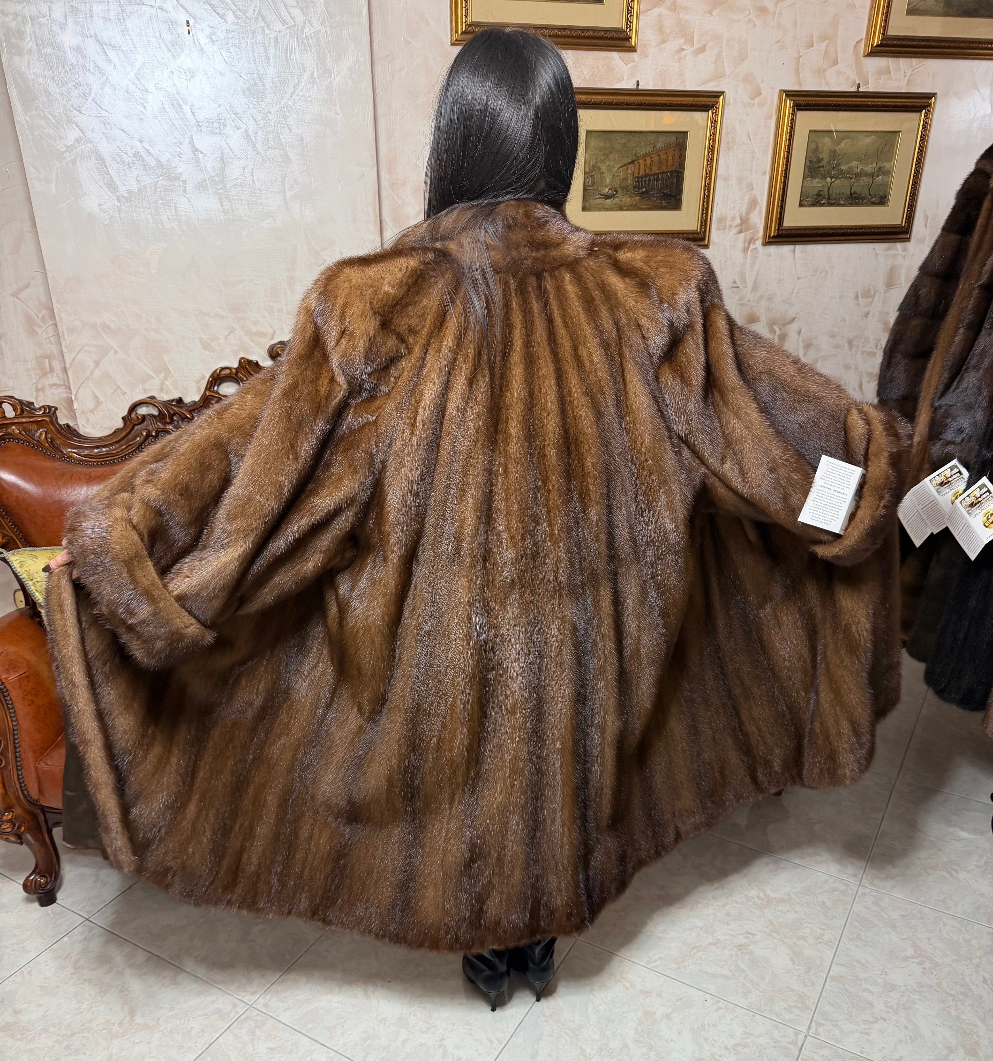 Cappotto pelliccia di visone