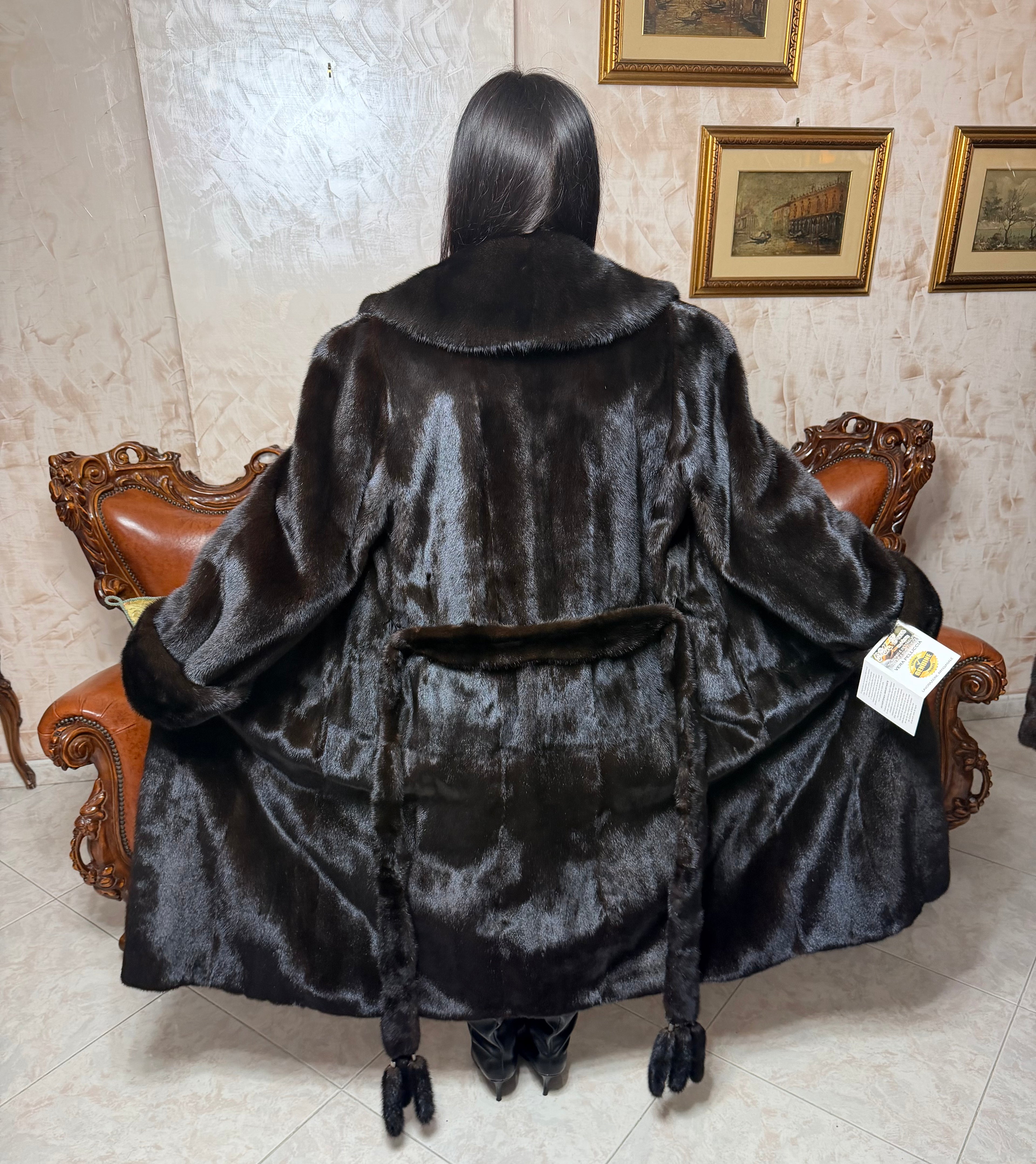 Manteau en fourrure de vison