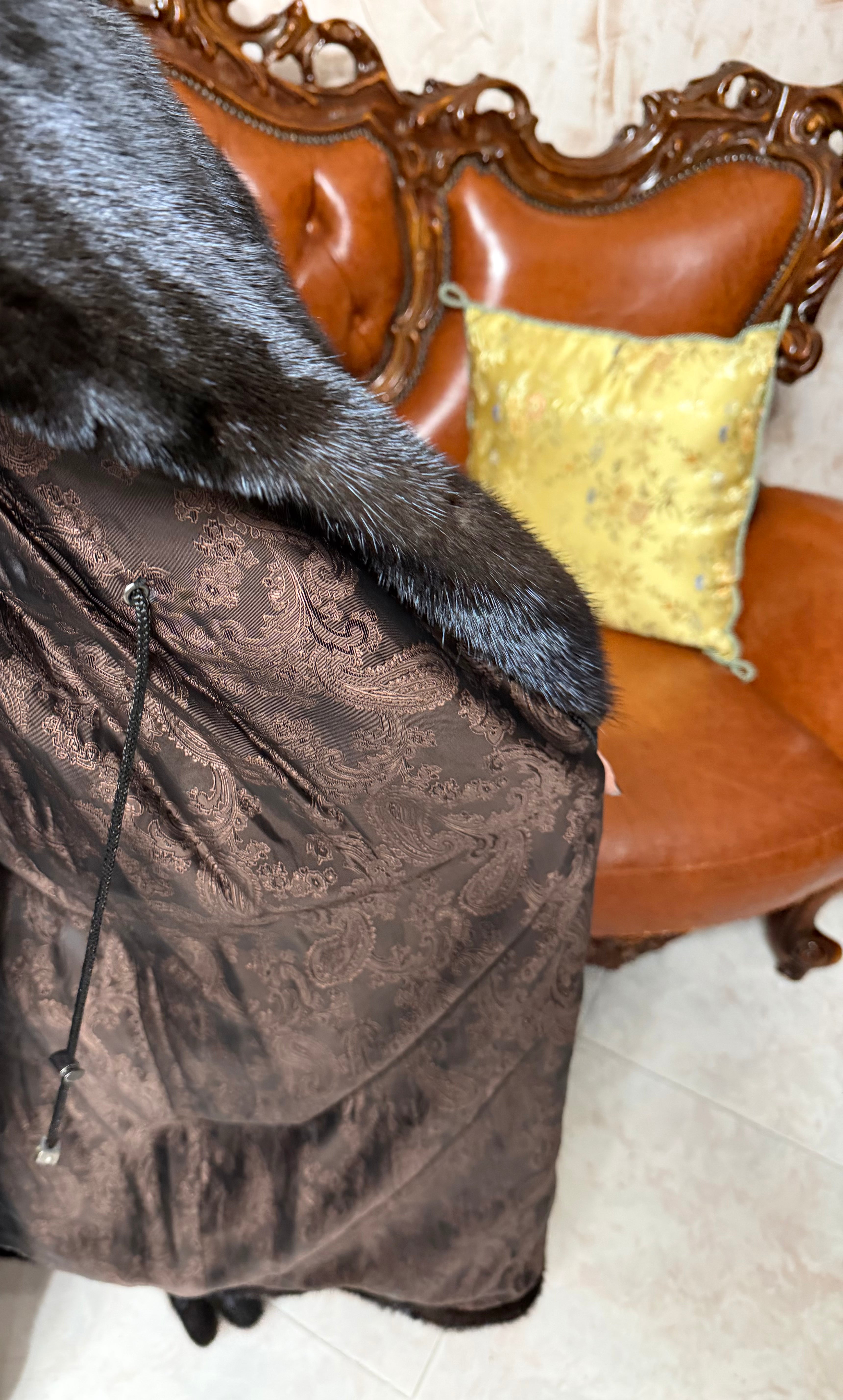 Manteau en fourrure de vison