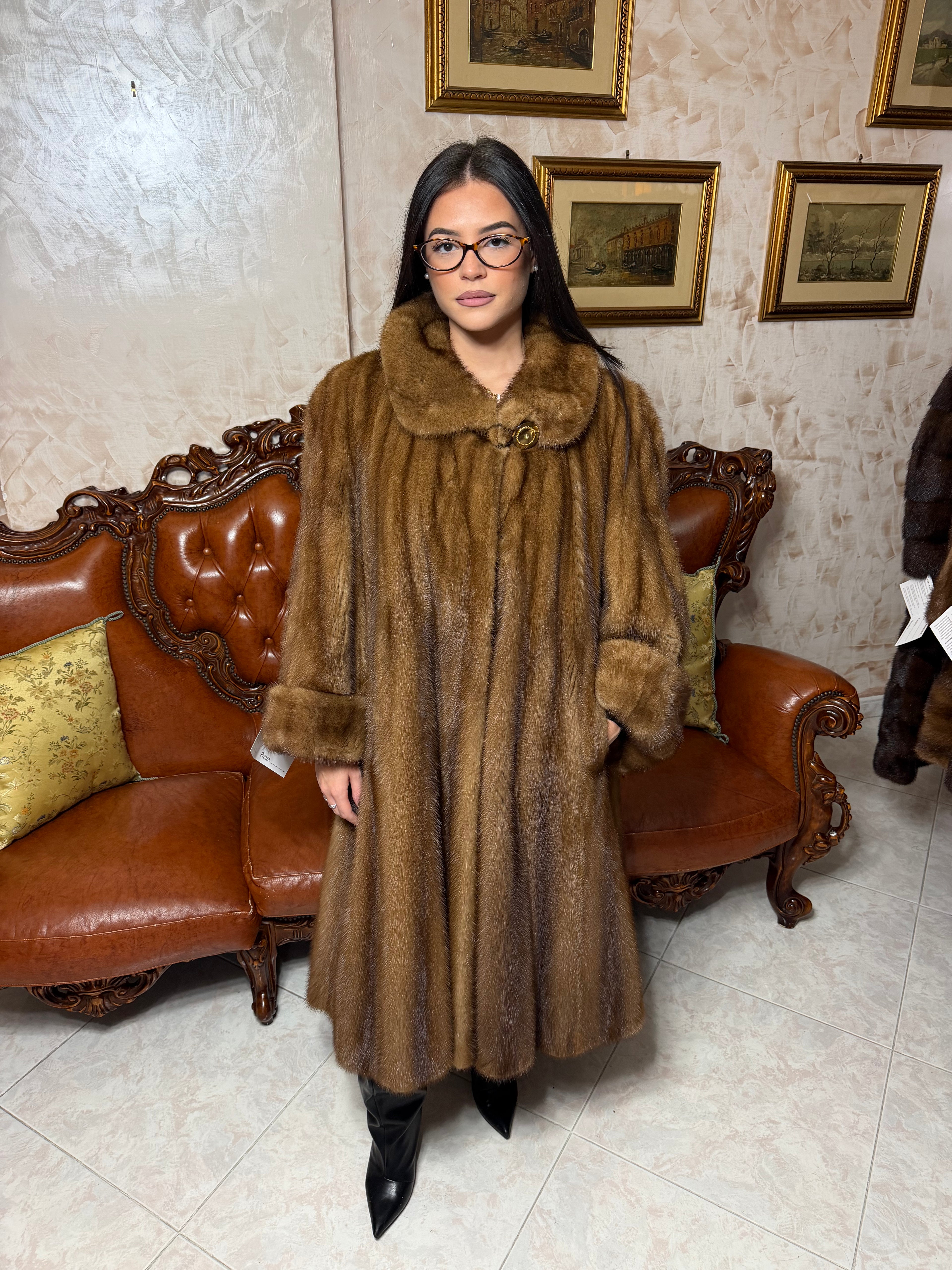 Mink fur coat