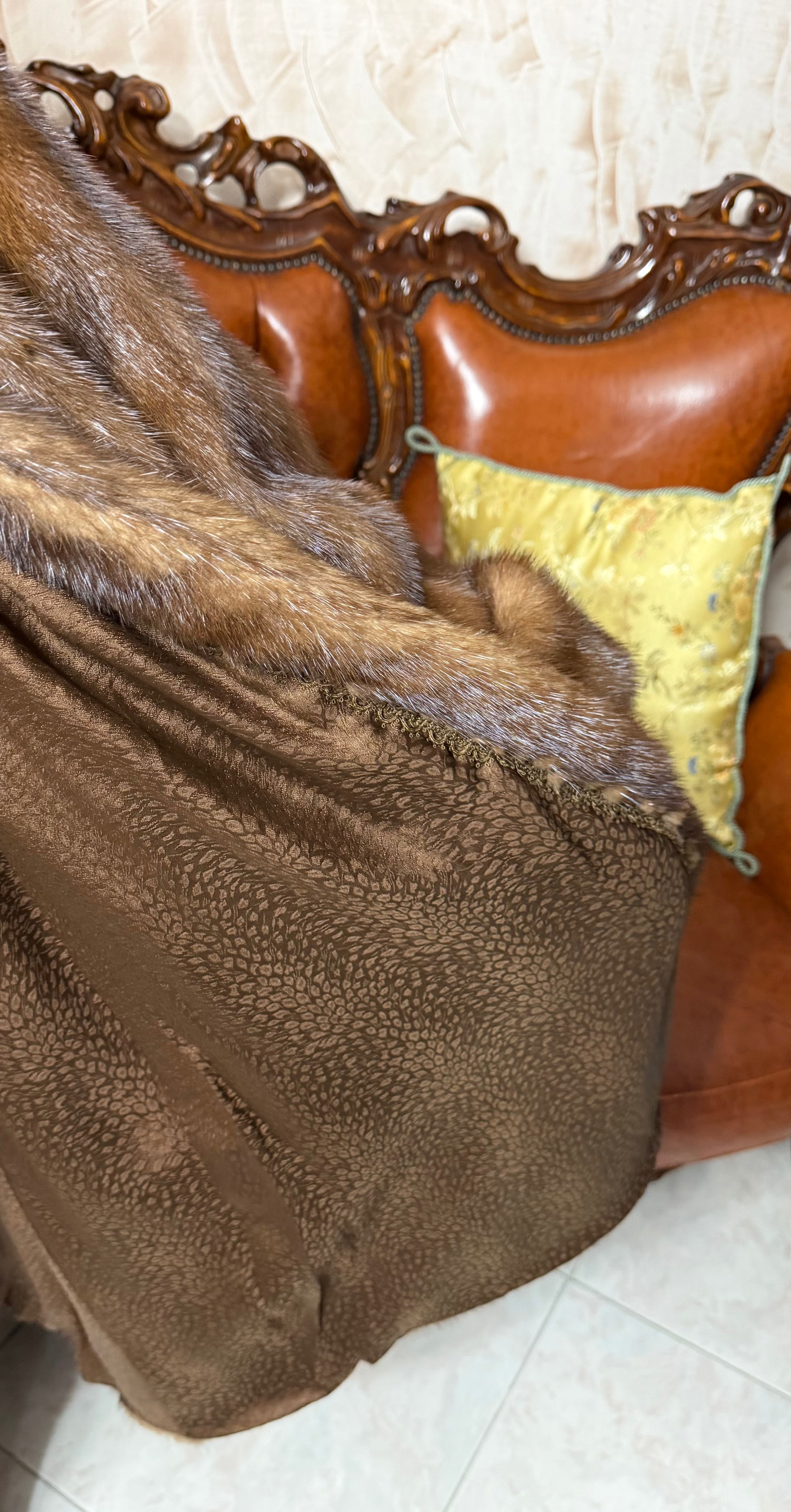 Cappotto pelliccia di visone