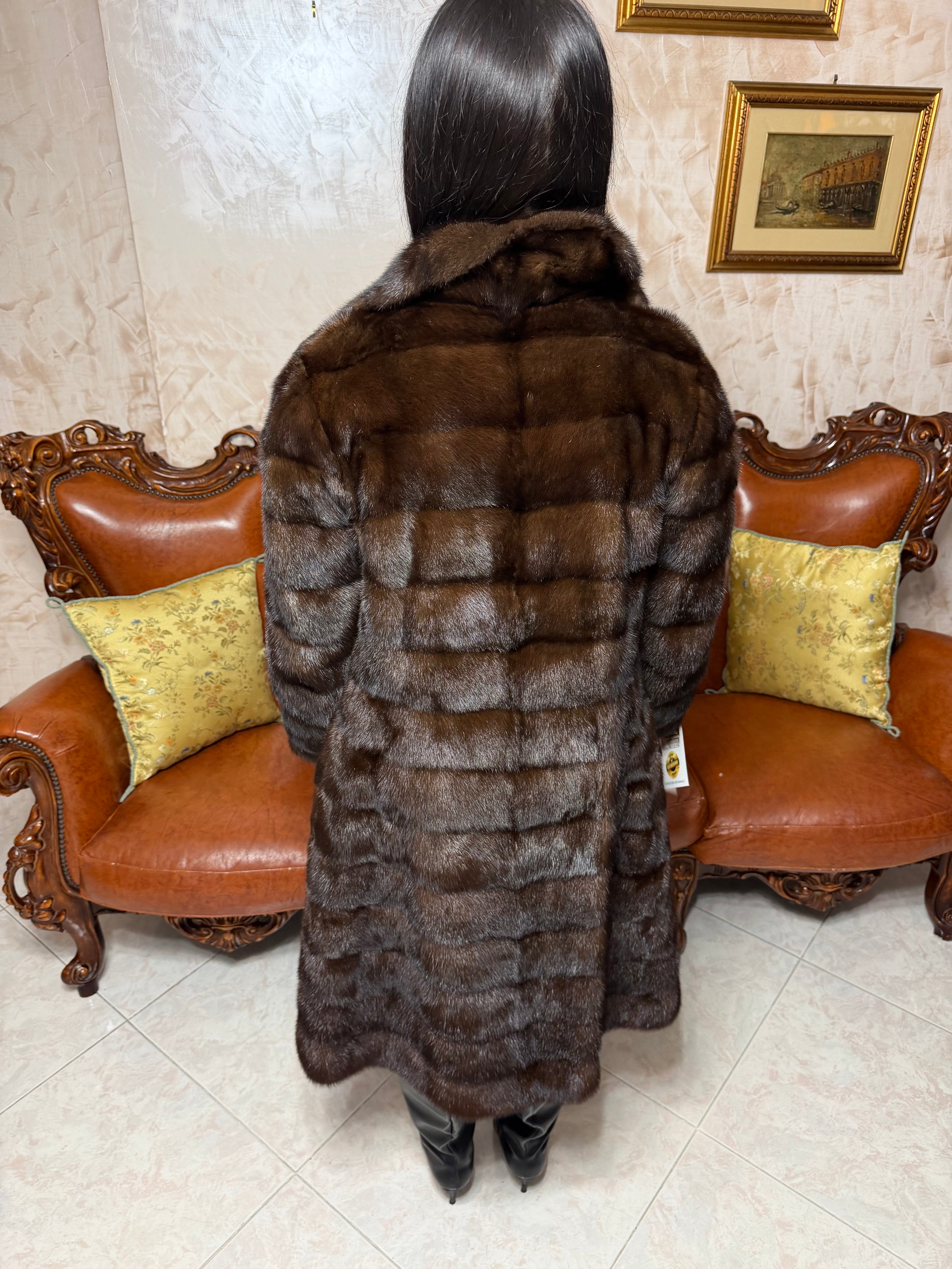 Cappotto pelliccia di visone
