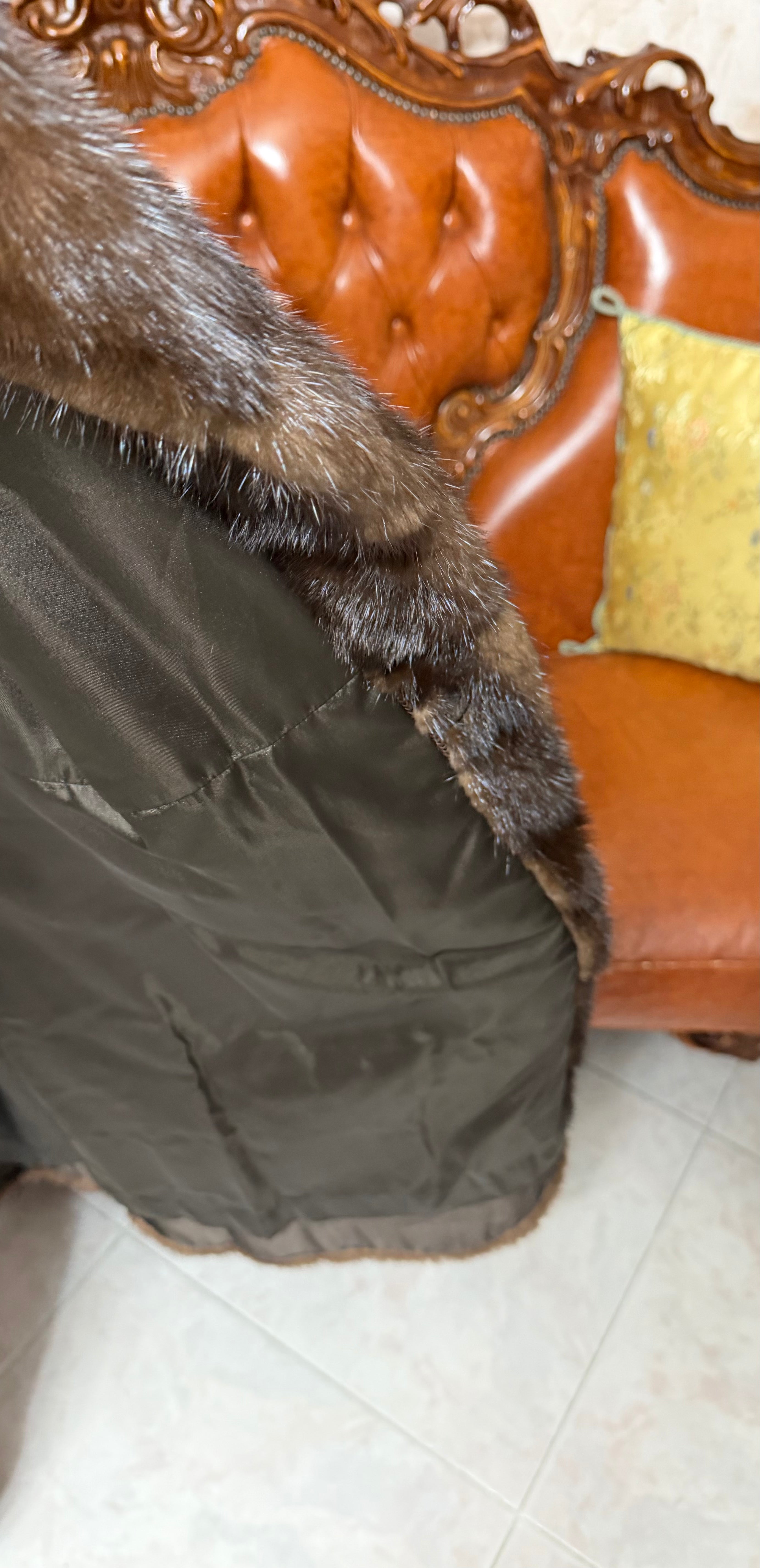 Cappotto pelliccia di visone