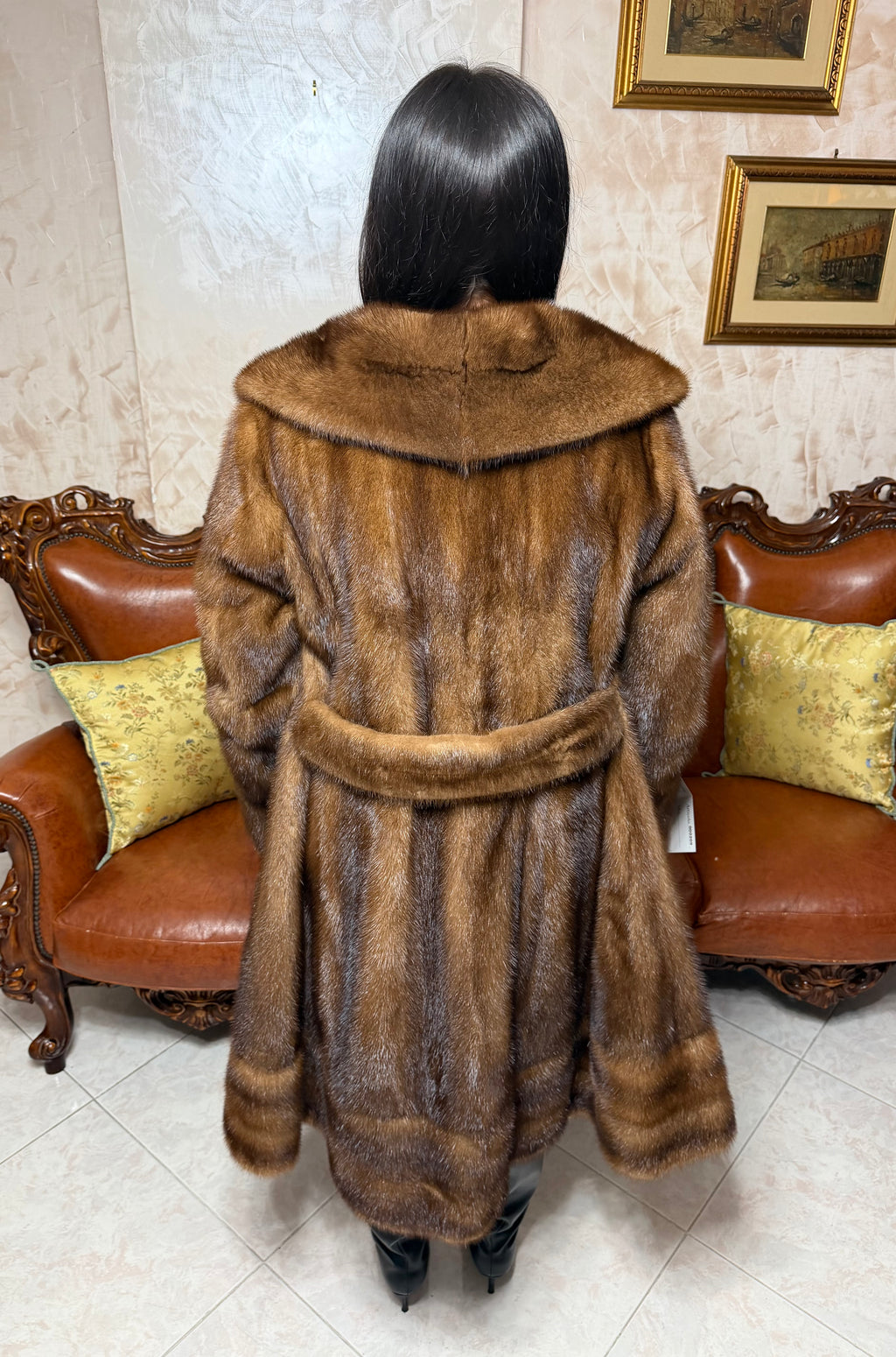 Cappotto pelliccia di visone