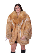 Fox fur jacket