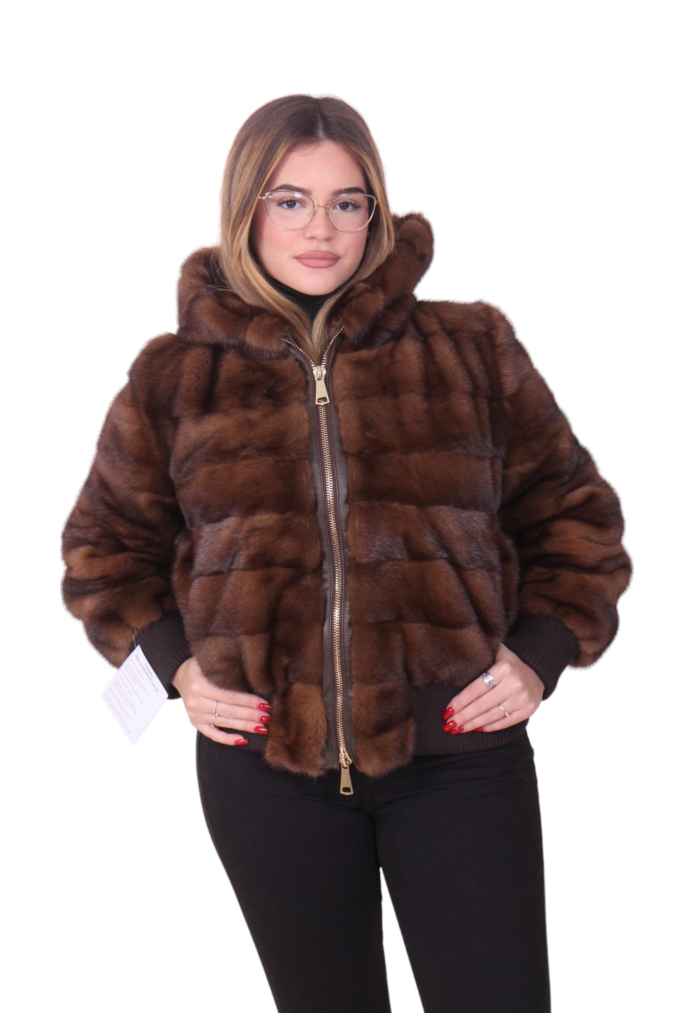 Bomber pelliccia di visone