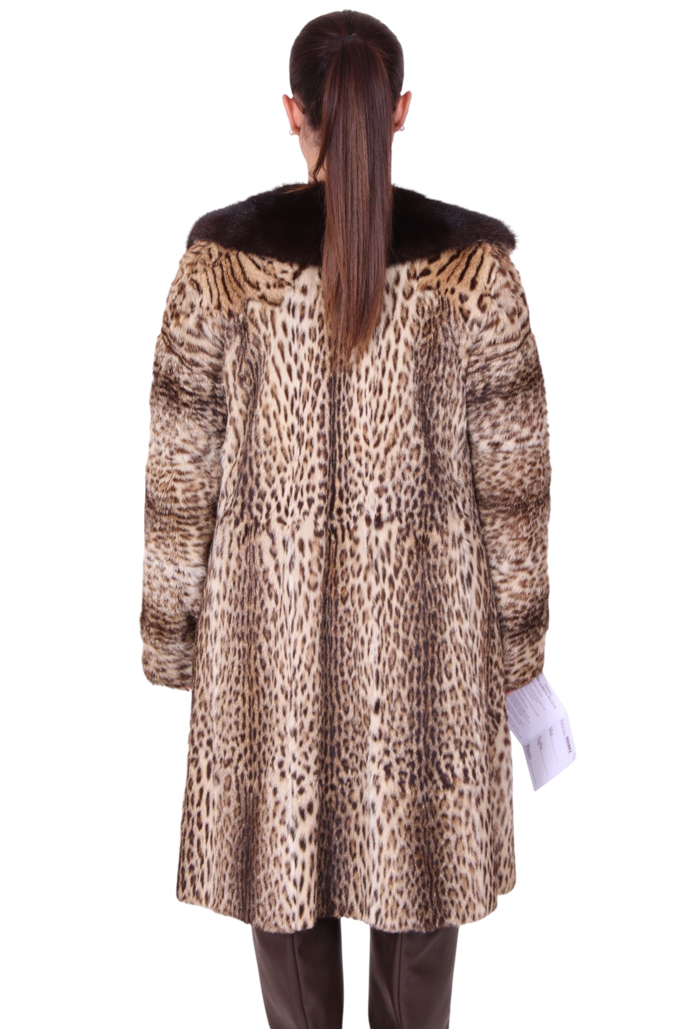 Giacca pelliccia ocelot vintage