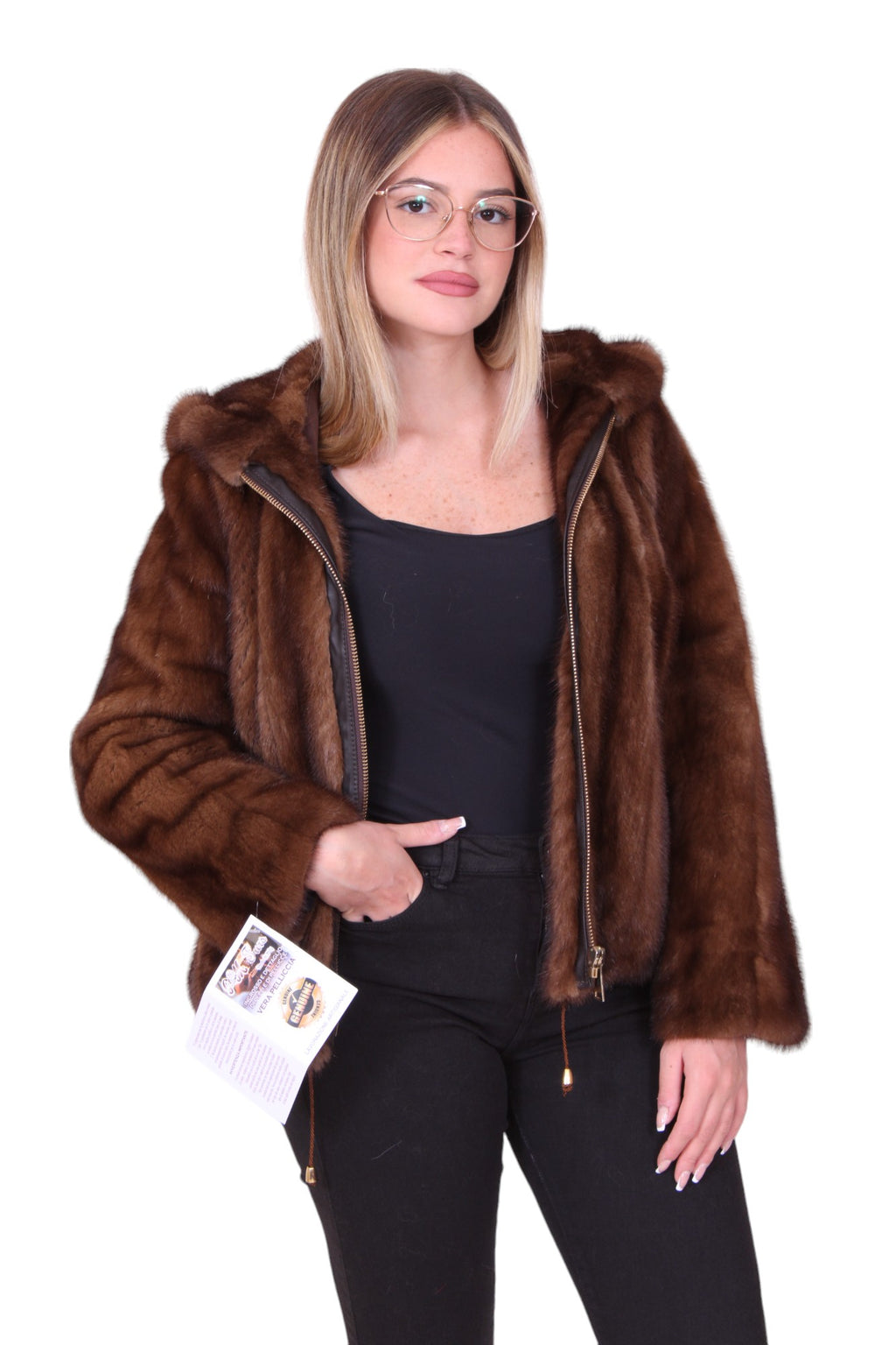 Bomber pelliccia di visone