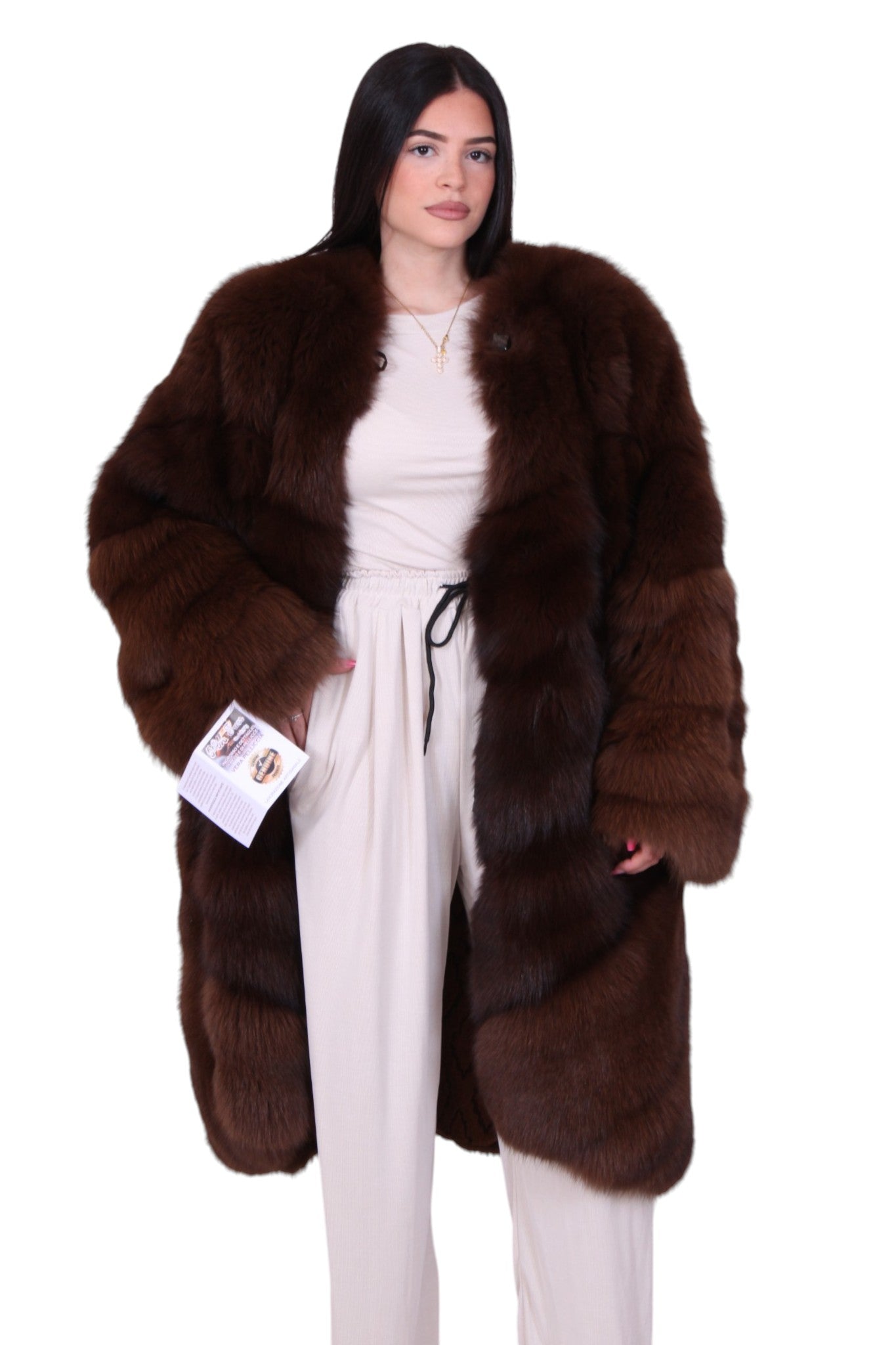 Cappotto pelliccia di volpe