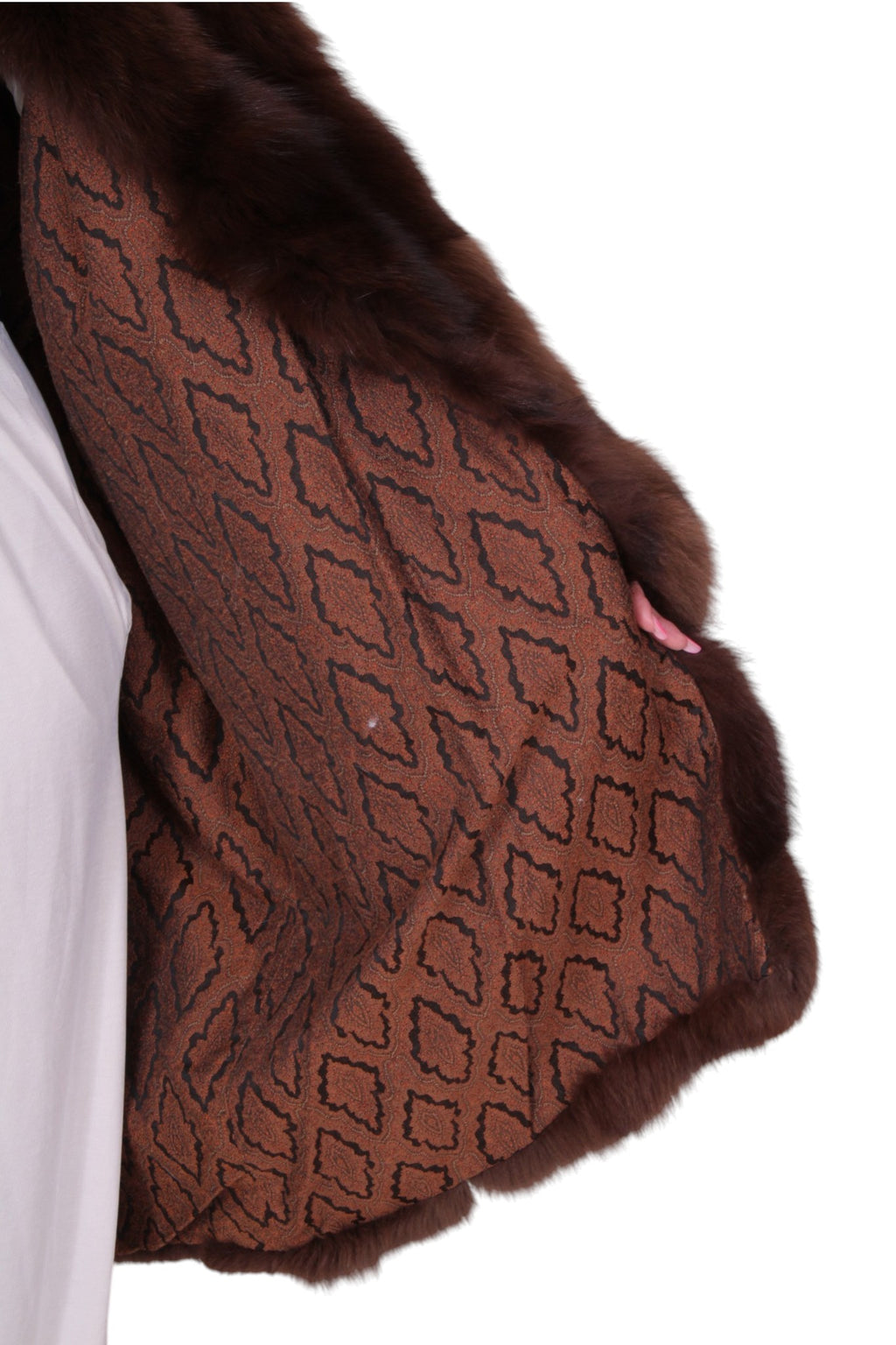 Cappotto pelliccia di volpe