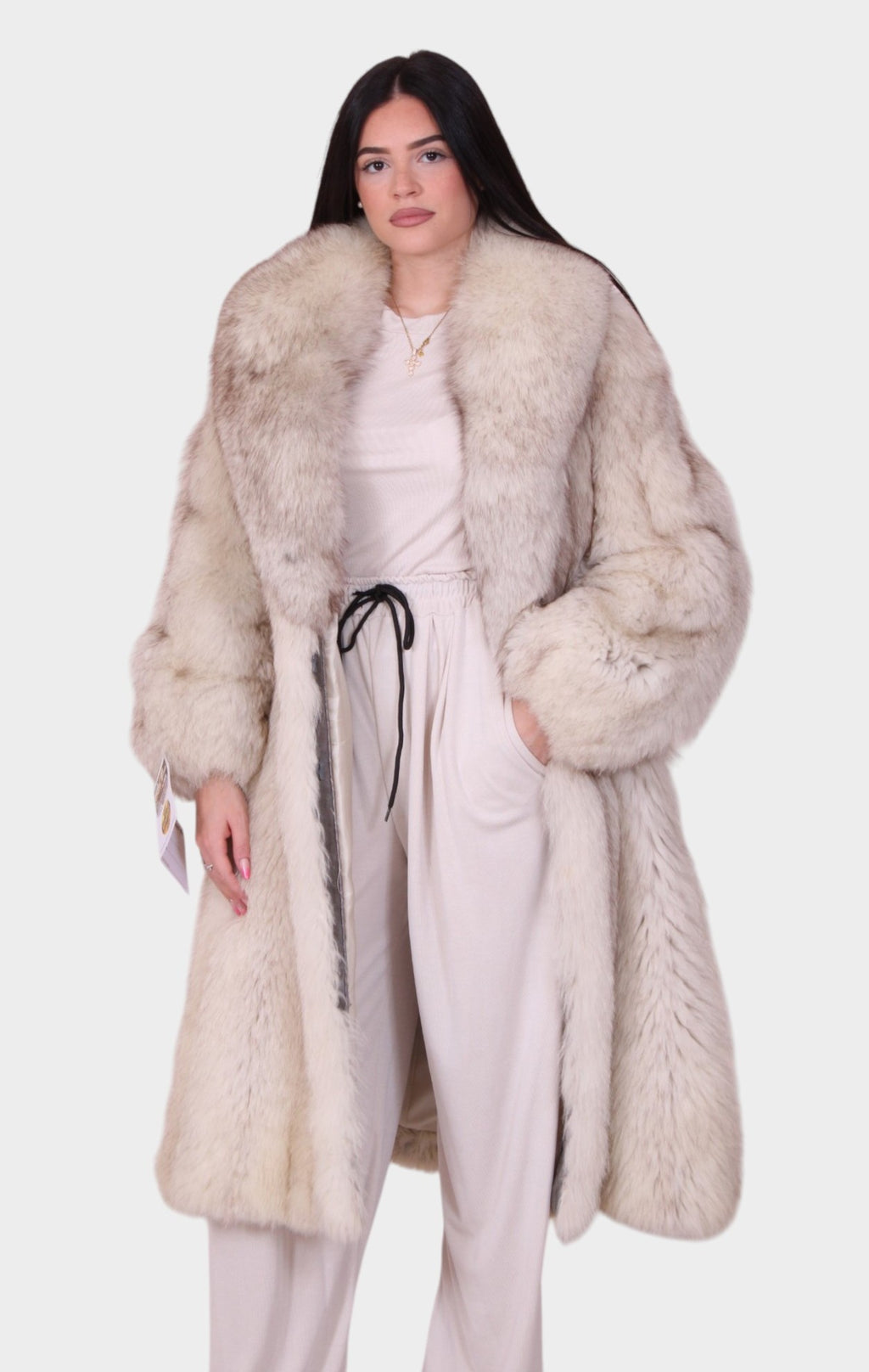 Cappotto pelliccia di volpe vintage
