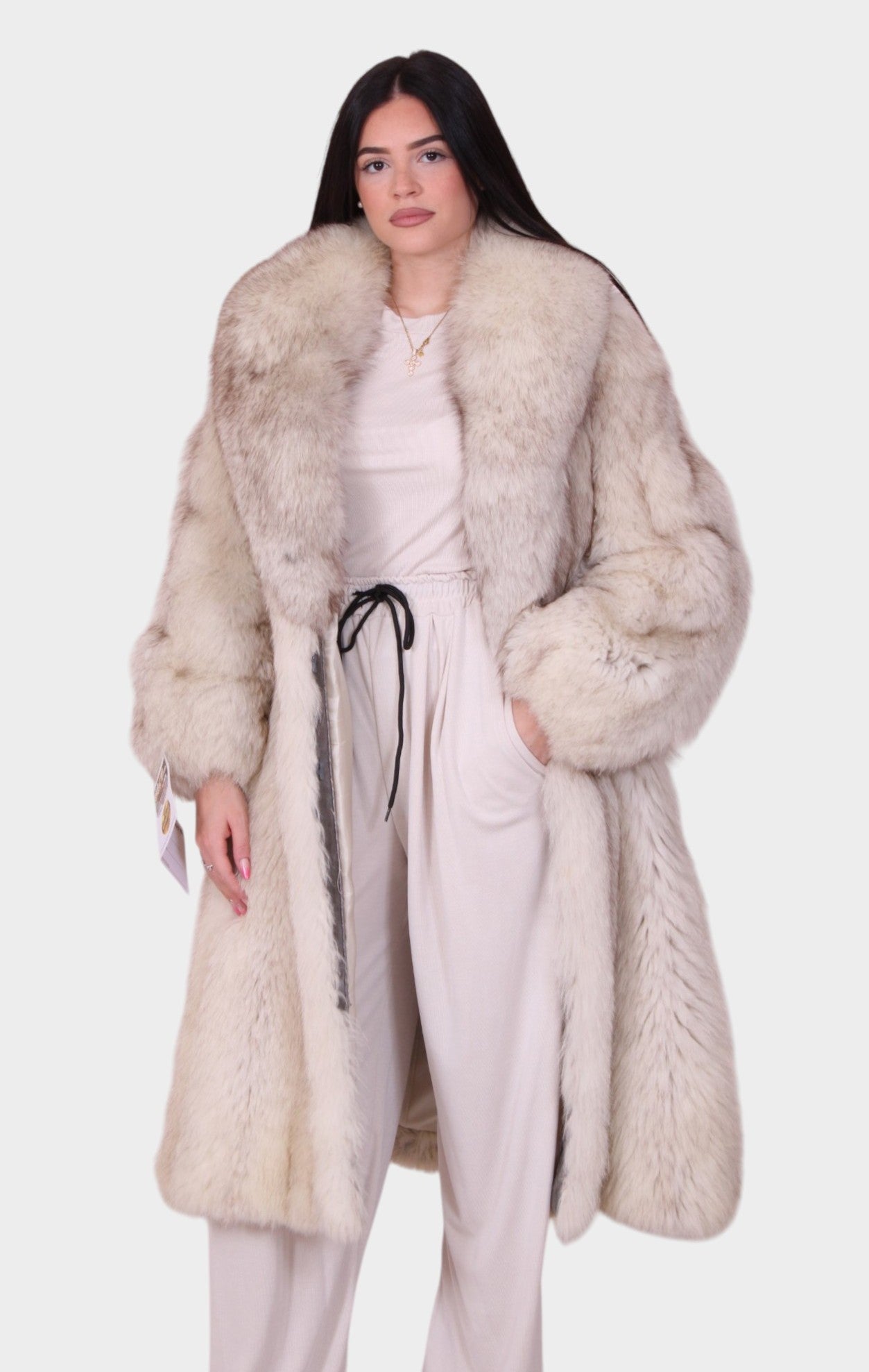 Cappotto pelliccia di volpe vintage