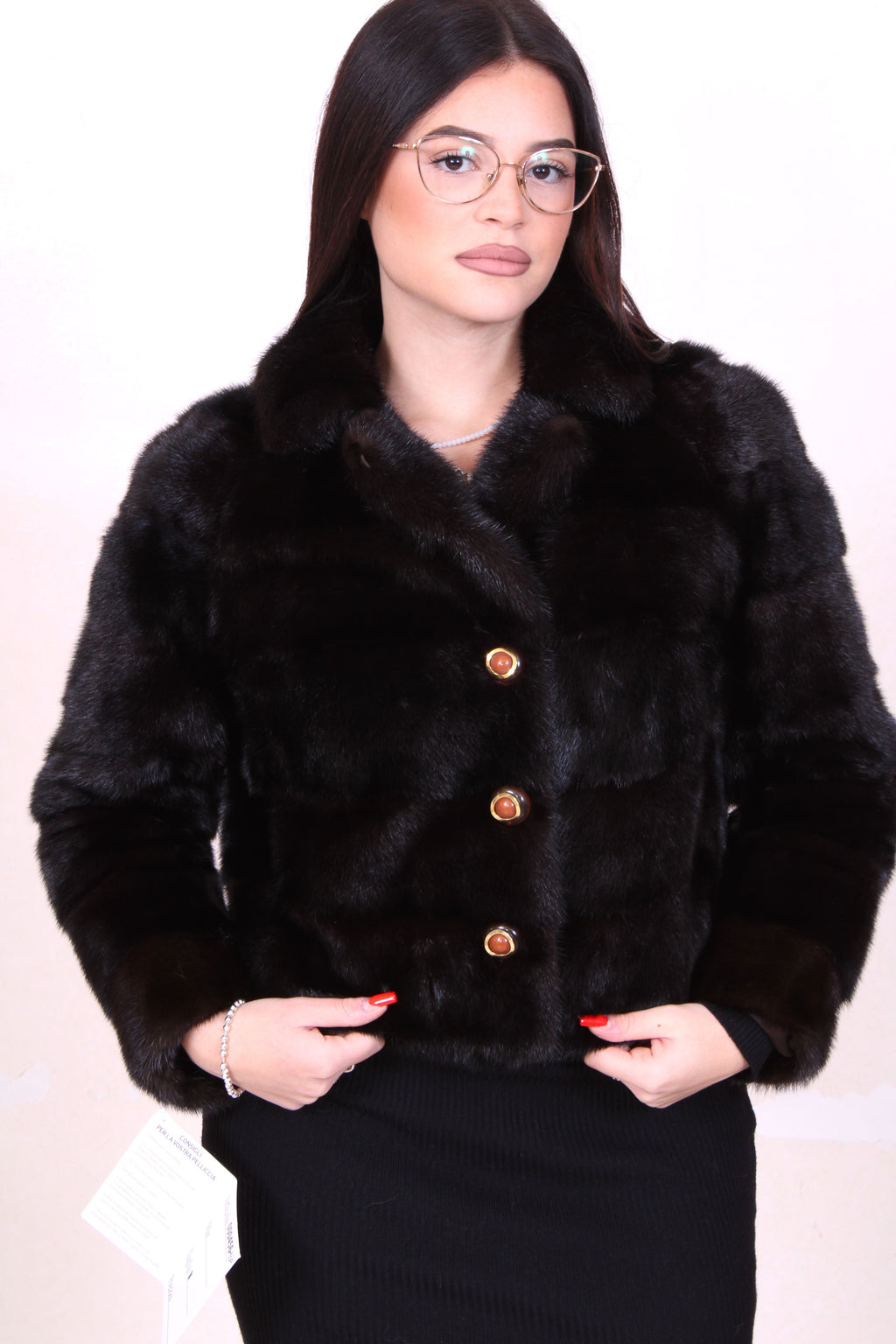giacca bolero di visone