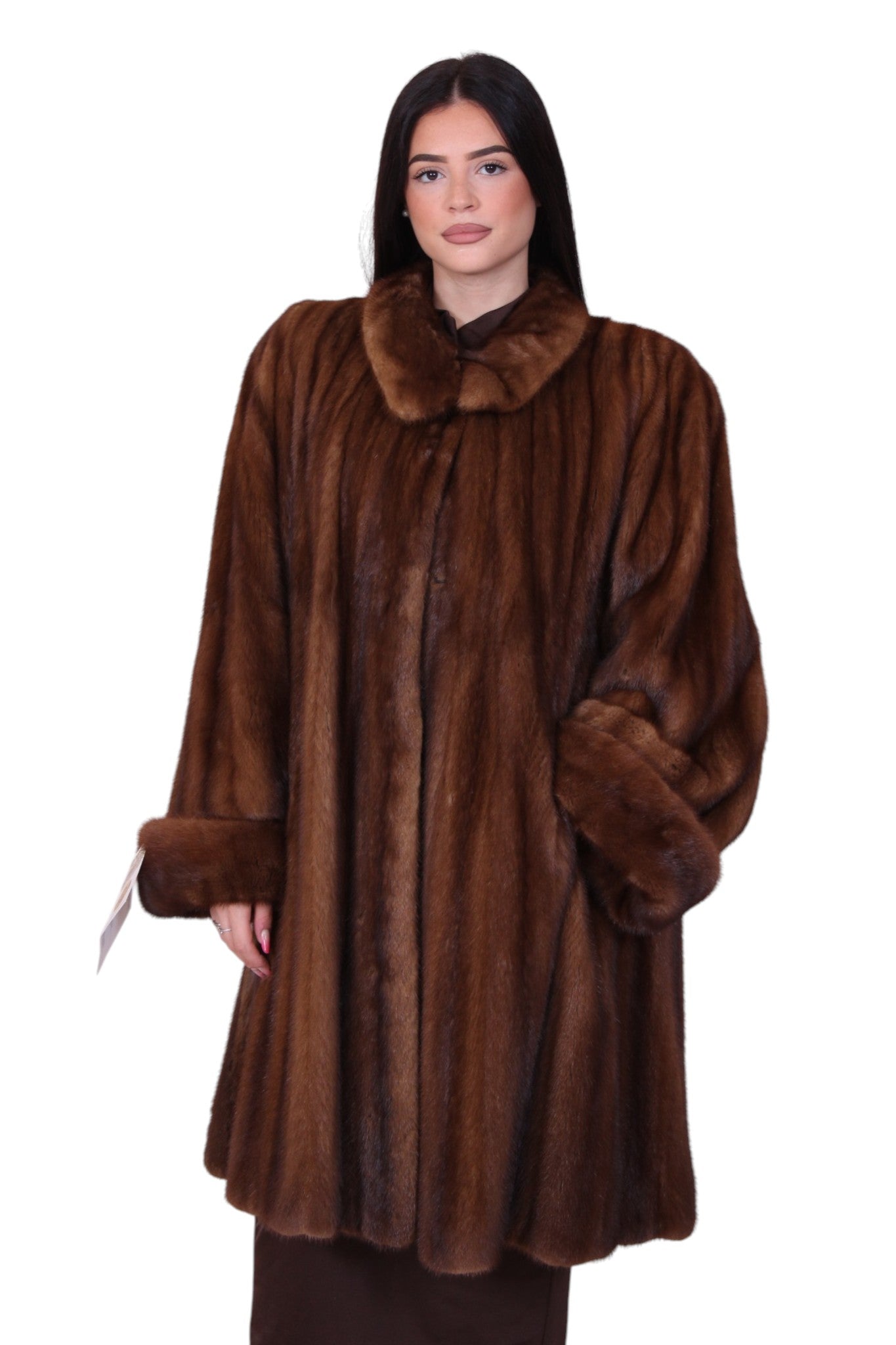 giacca pelliccia visone vintage