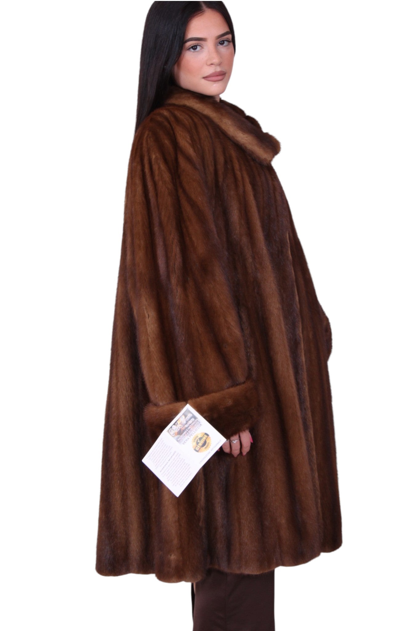 giacca pelliccia visone vintage