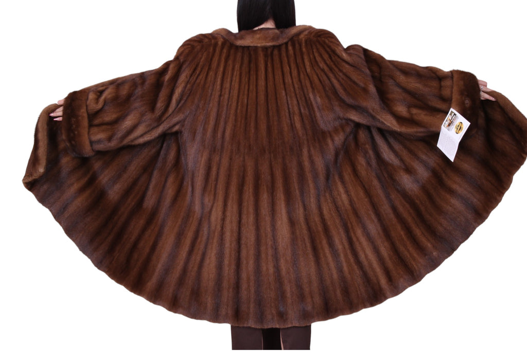 giacca pelliccia visone vintage