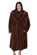 giacca lunga pelliccia visone vintage