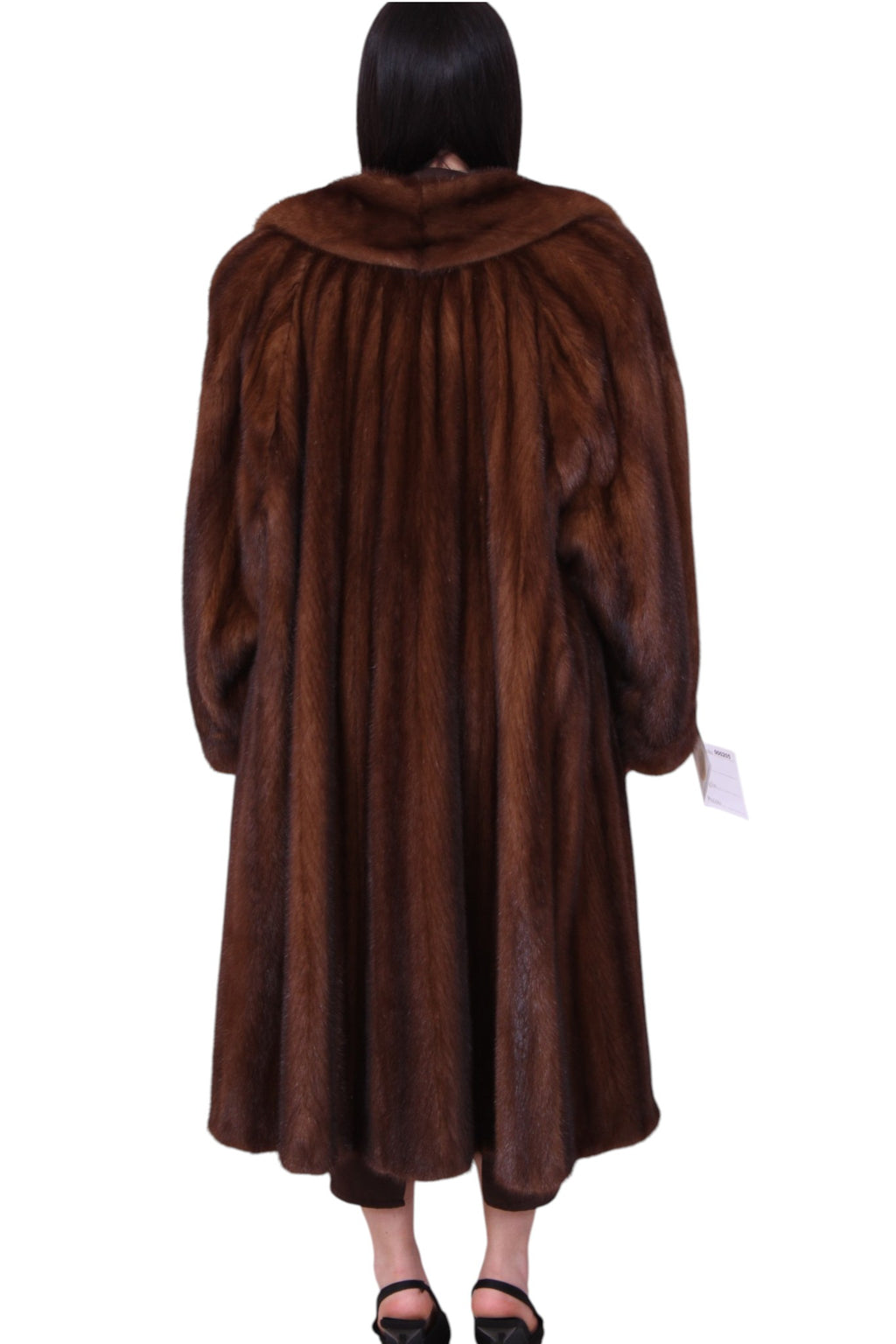 giacca lunga pelliccia visone vintage