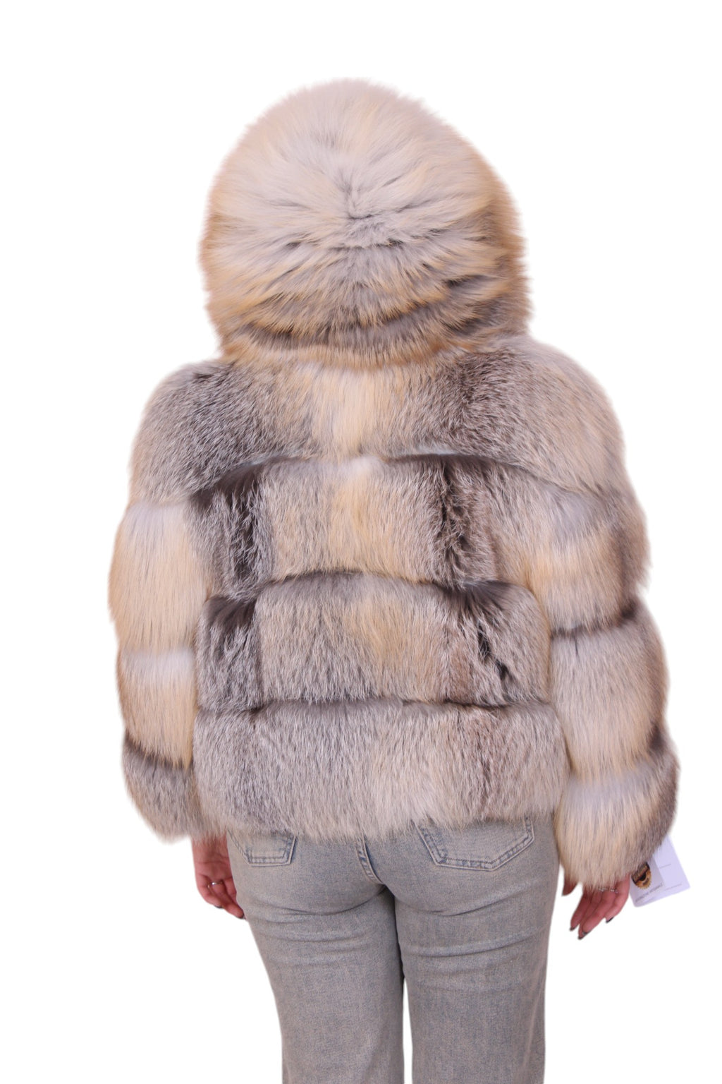 Bomber pelliccia di volpe golden