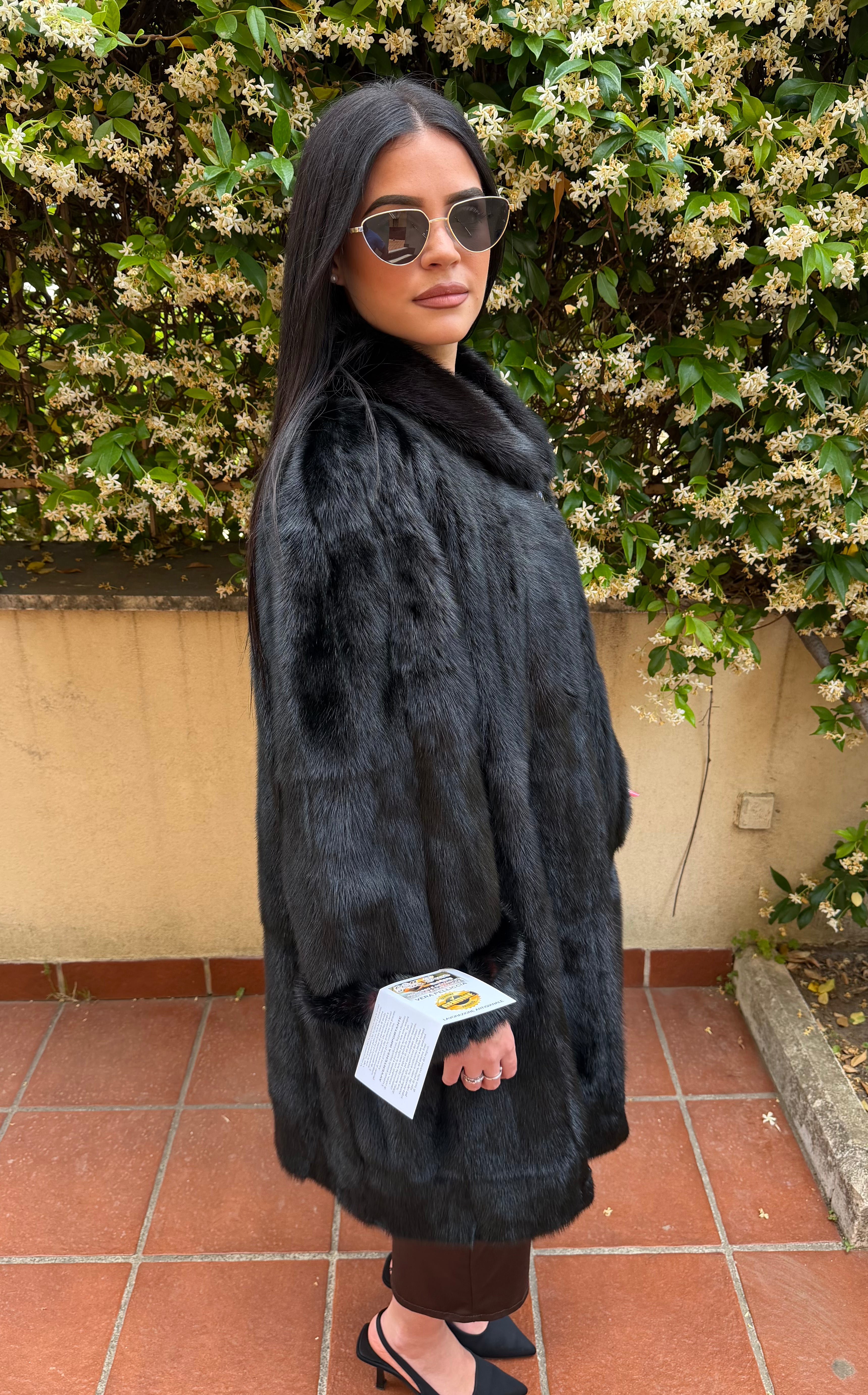 Cappotto pelliccia di visone