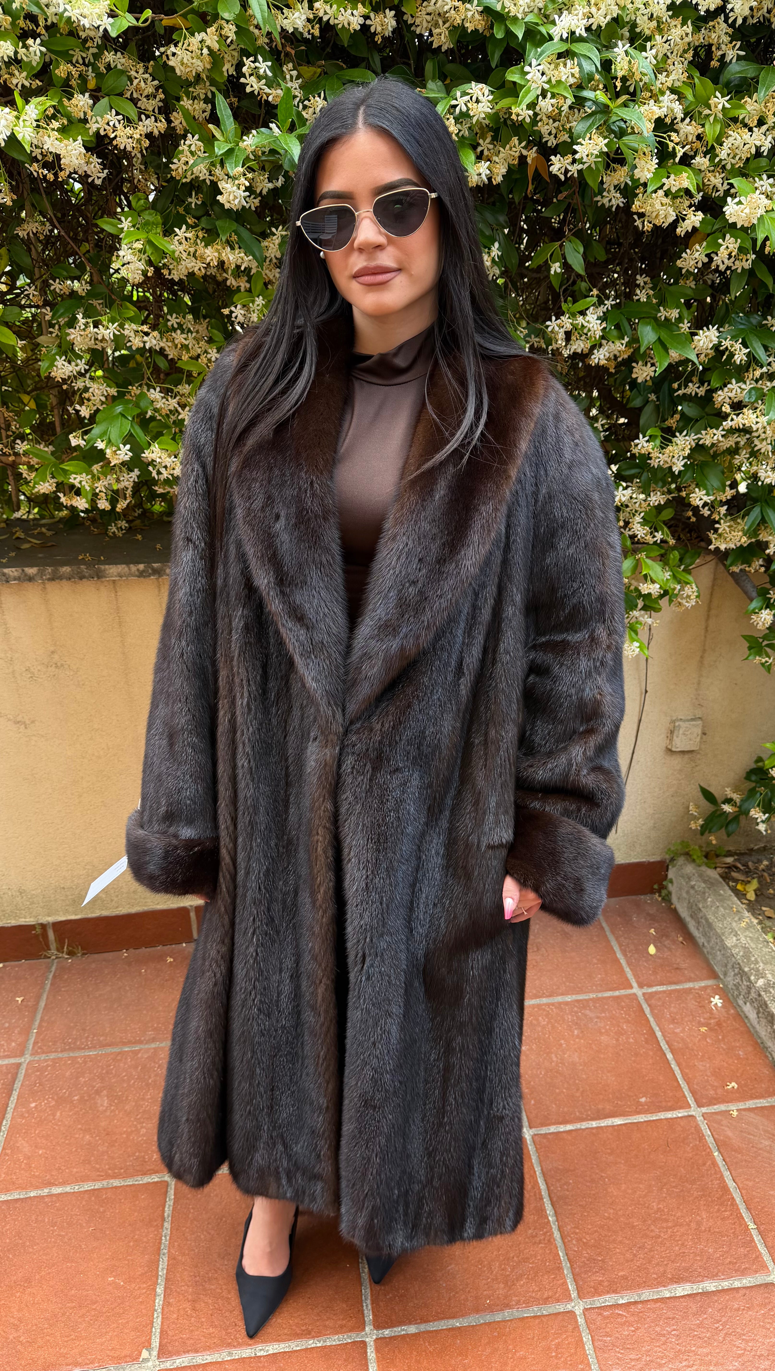 Cappotto pelliccia di visone