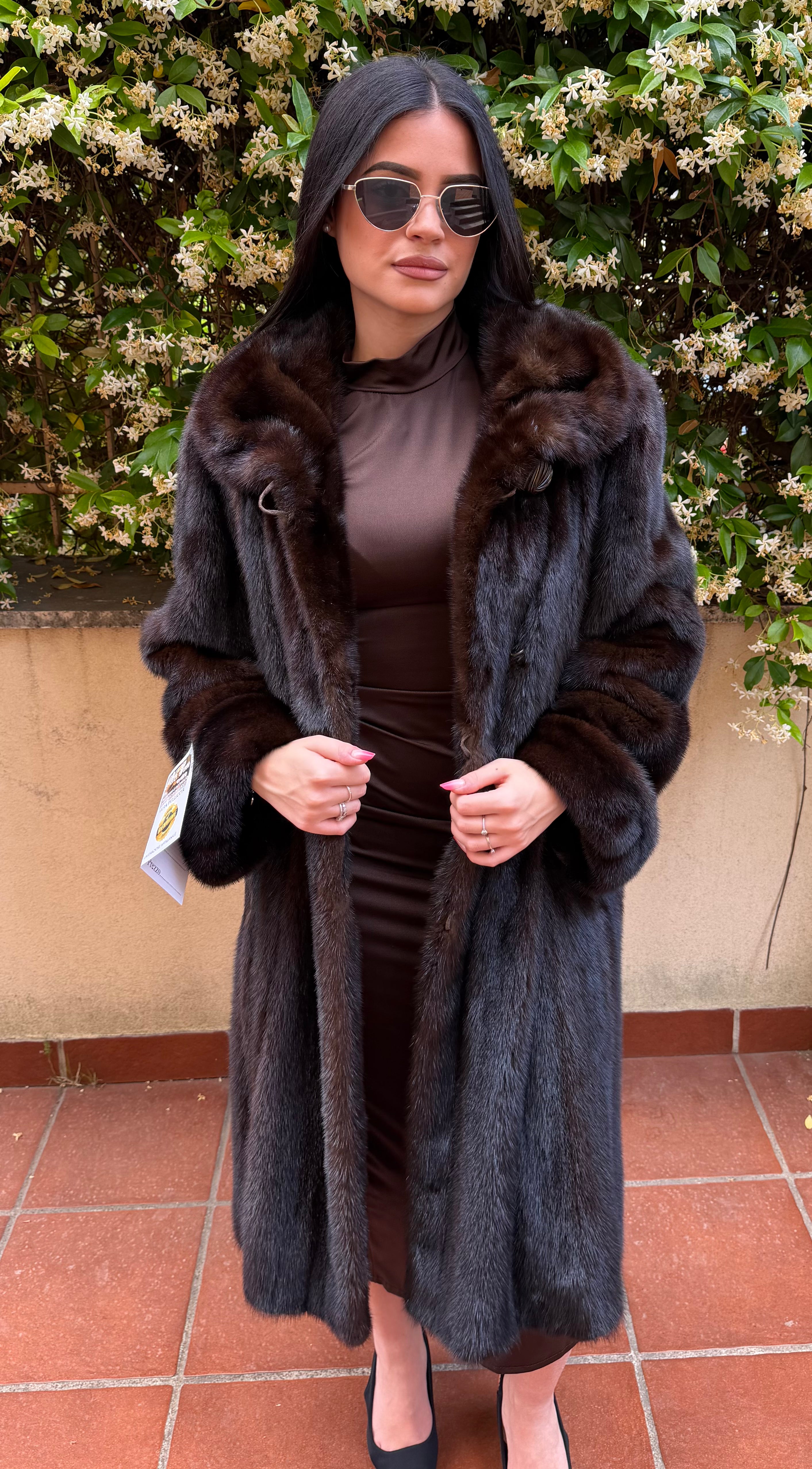 Cappotto pelliccia di visone