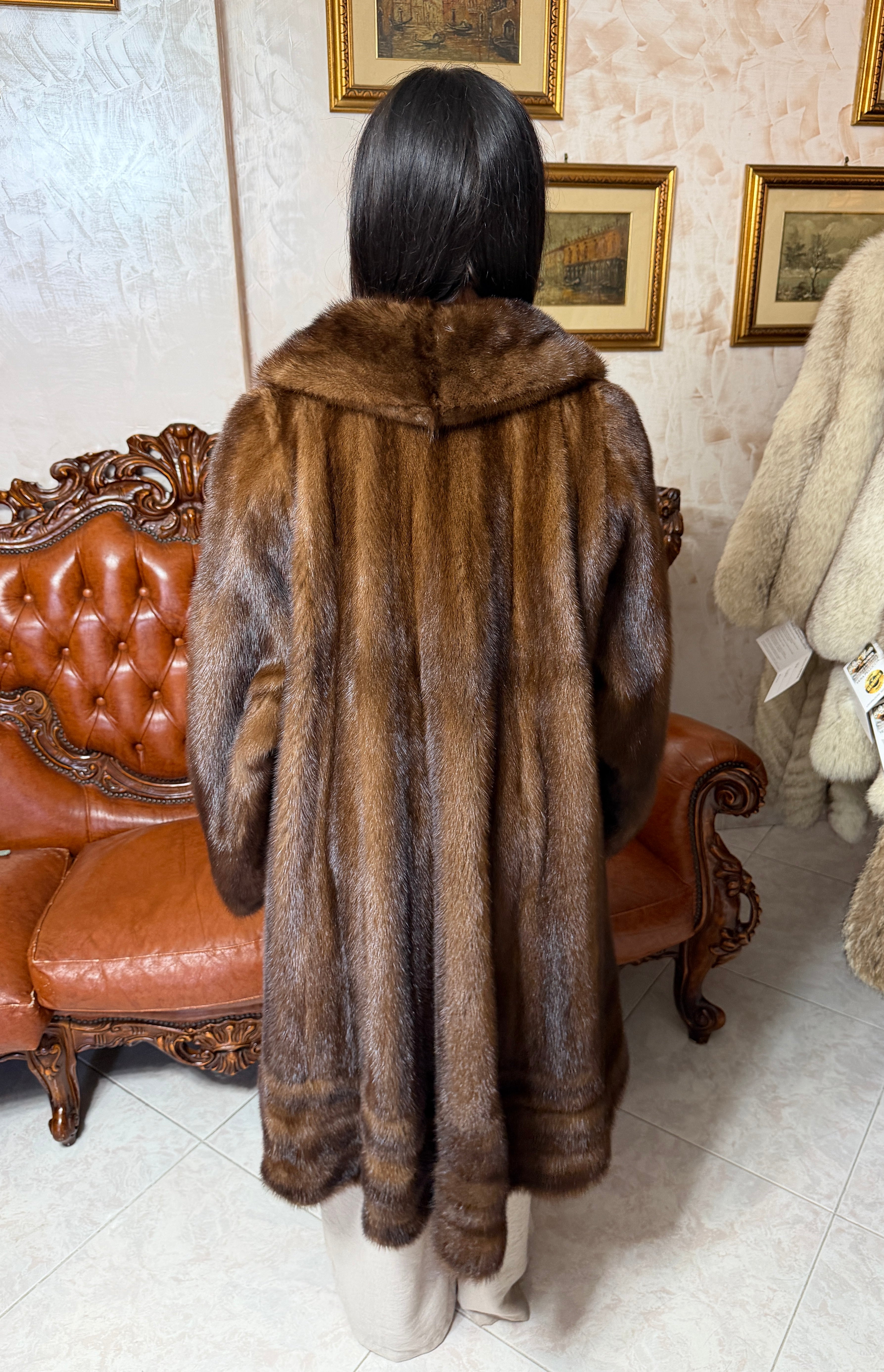 Cappotto pelliccia di visone