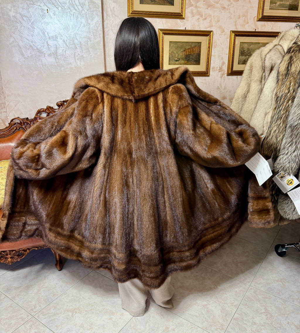 Cappotto pelliccia di visone