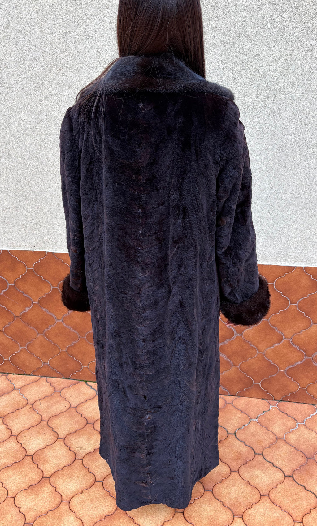 Cappotto pelliccia di visone