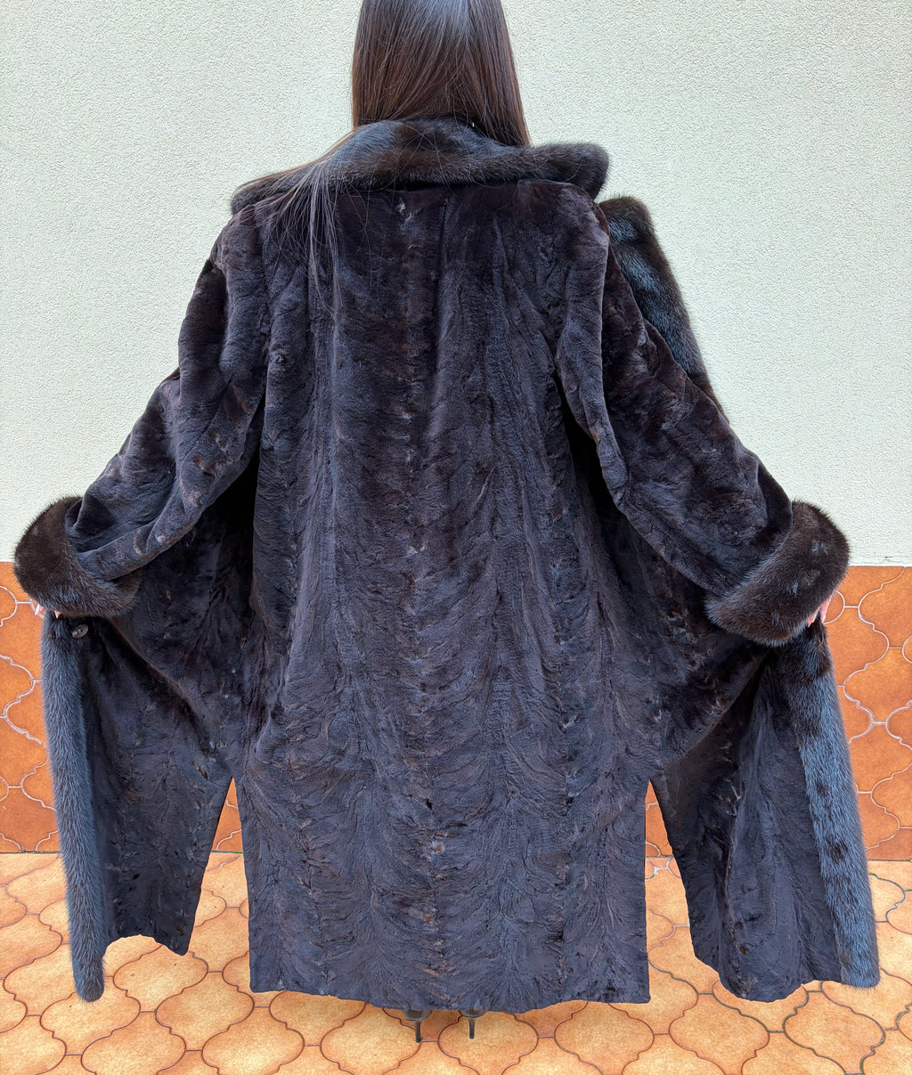 Cappotto pelliccia di visone
