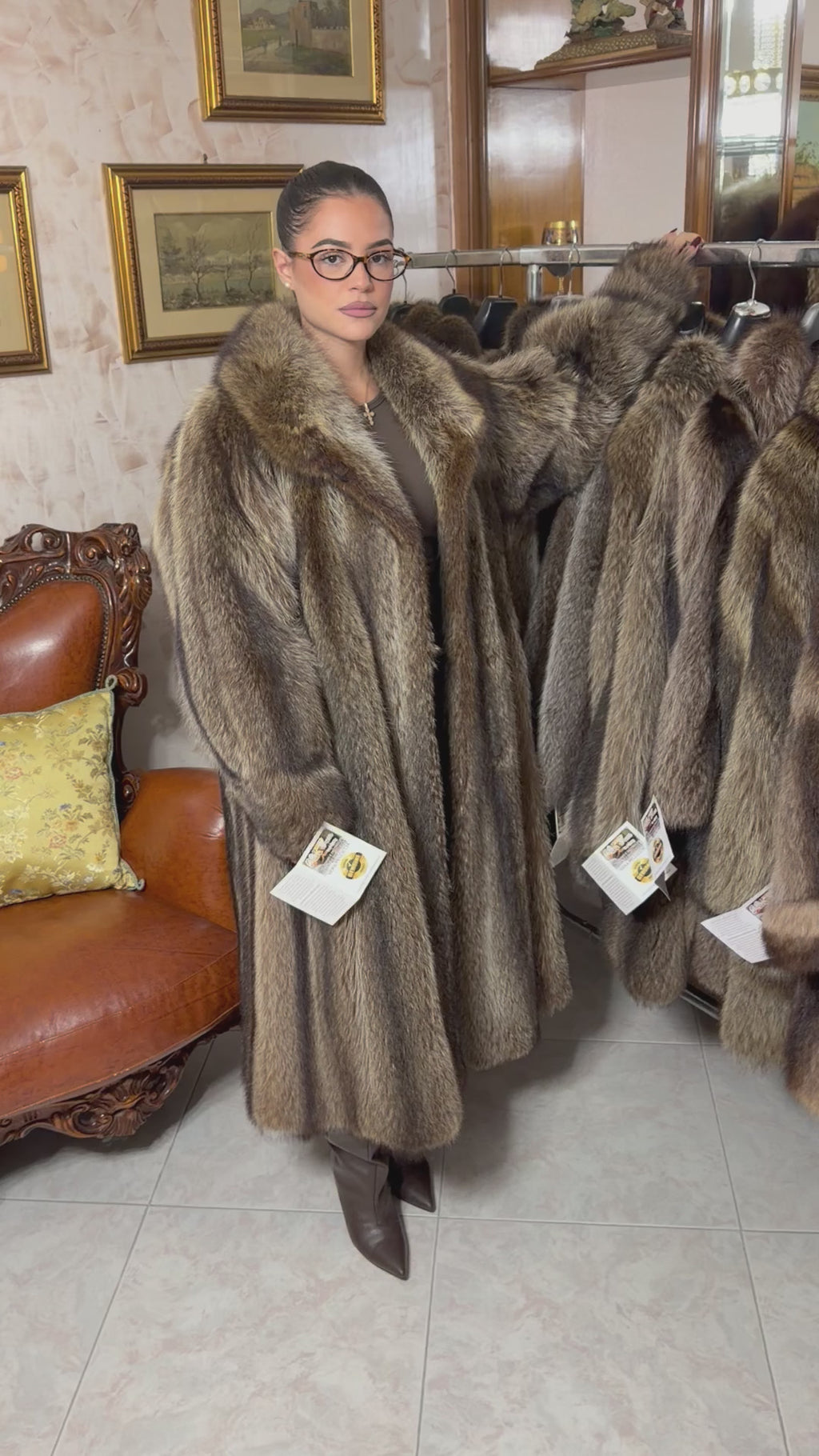 Cappotto pelliccia (raccoon)